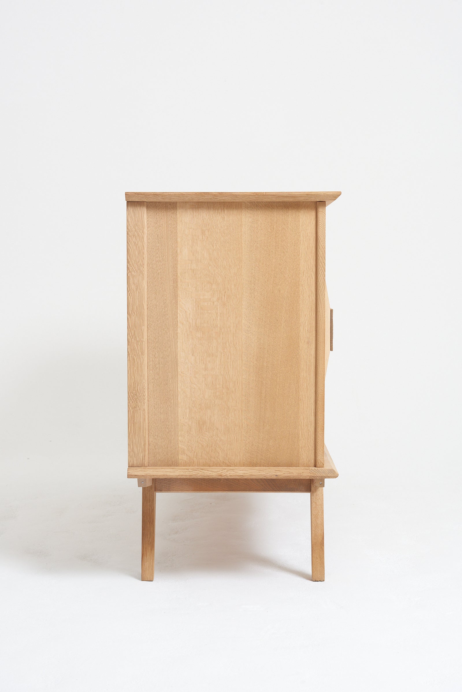 Mid-Century Sanded Oak Sideboard