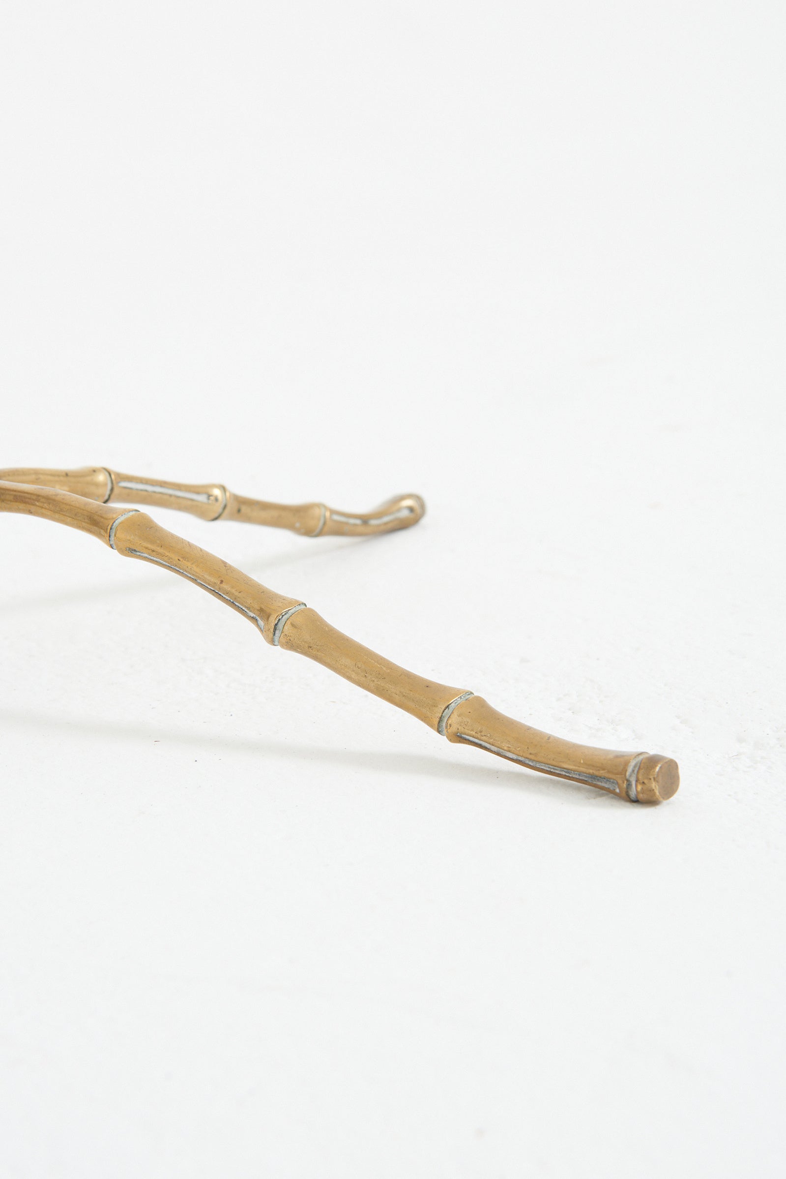 Mid-Century Brass Bamboo Floor lamp