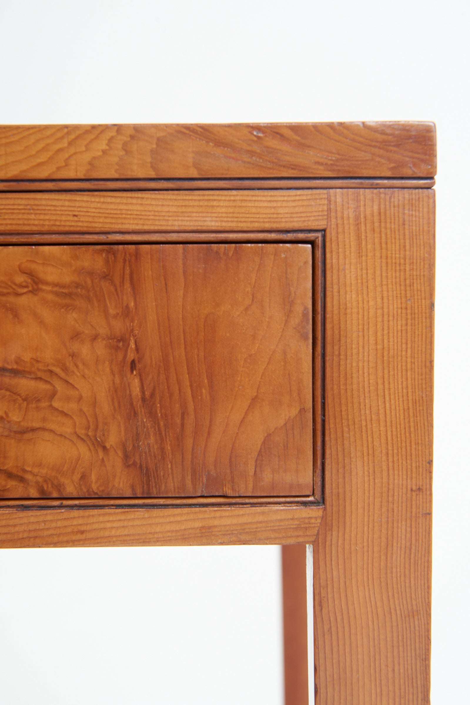 A Cotswold School Yew Wood Console Table