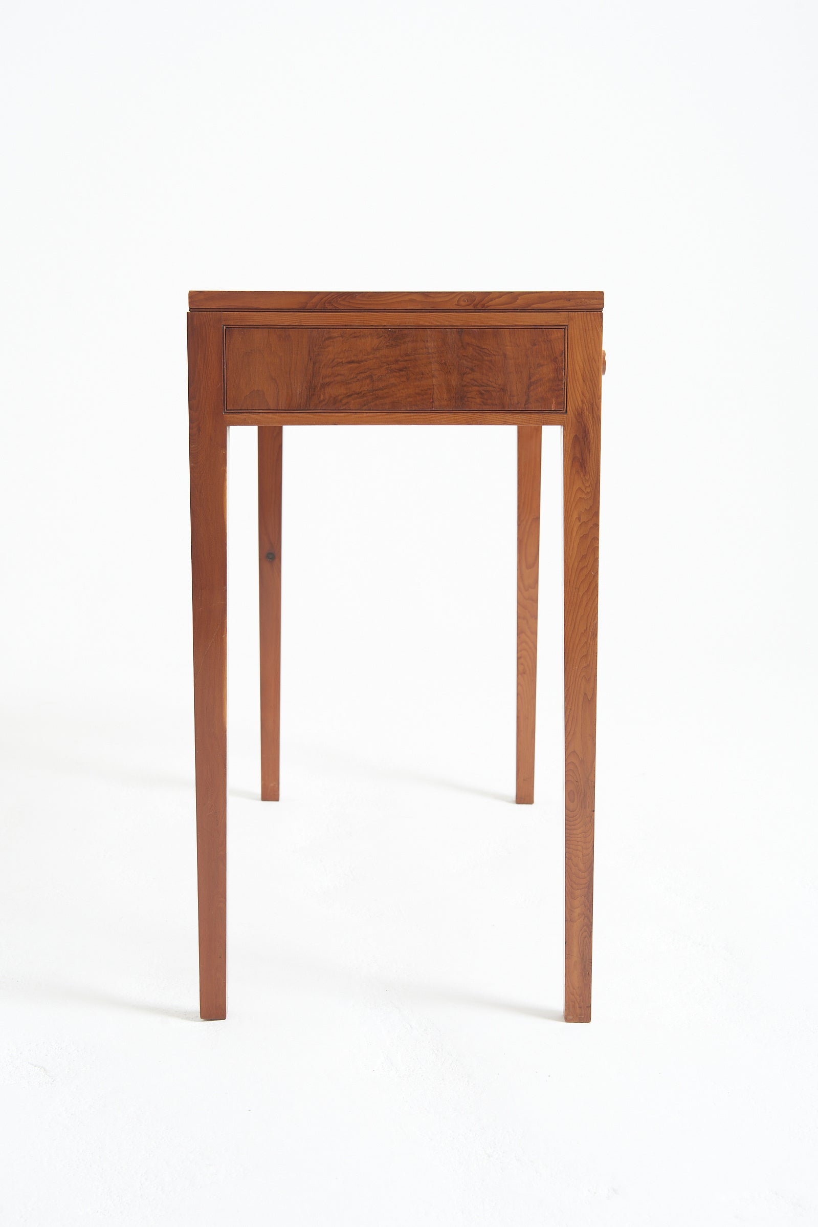 A Cotswold School Yew Wood Console Table