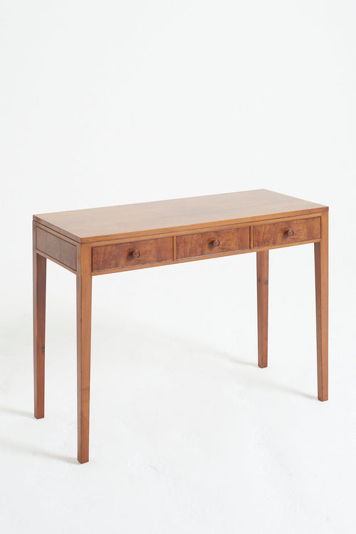 A Cotswold School Yew Wood Console Table