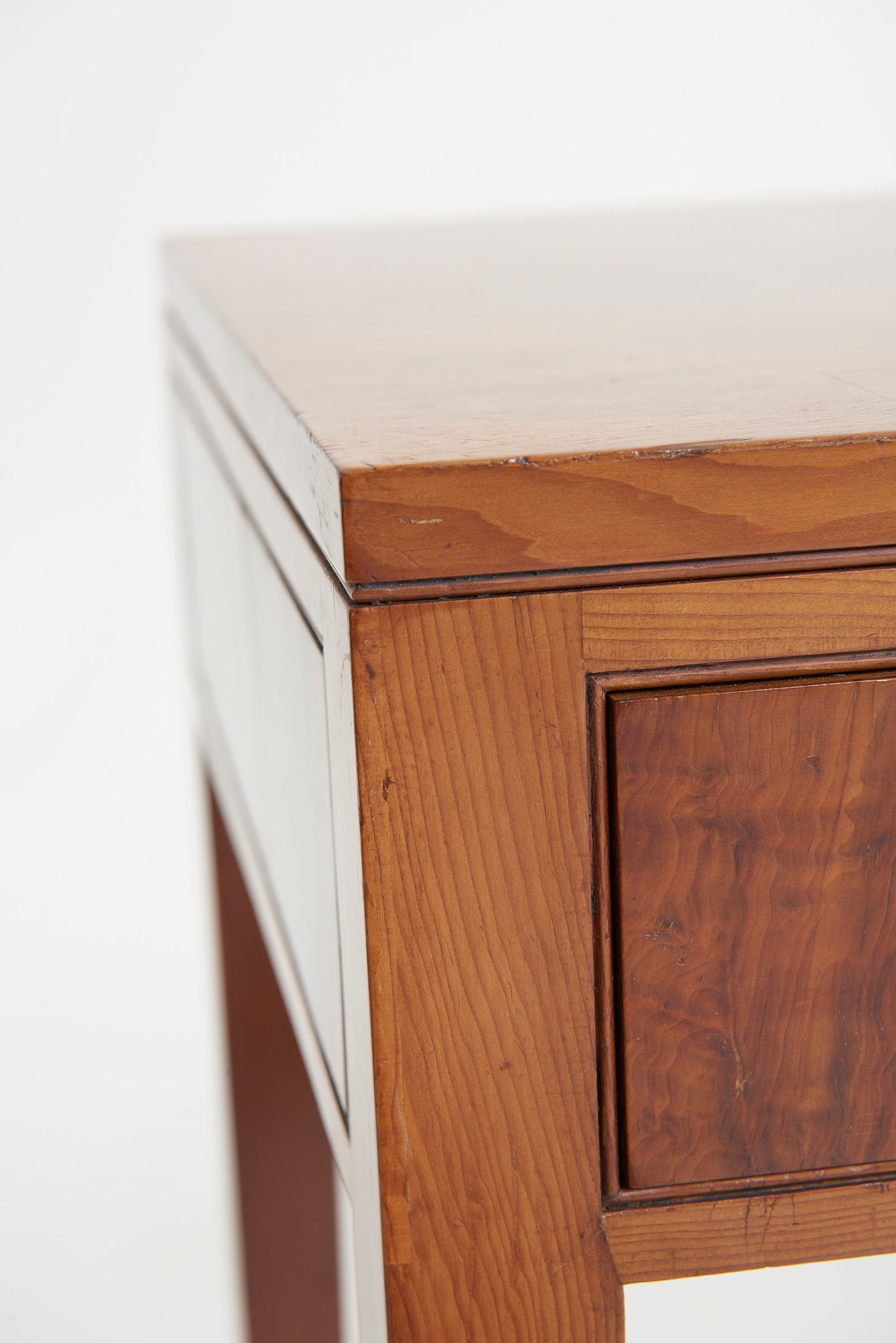 A Cotswold School Yew Wood Console Table