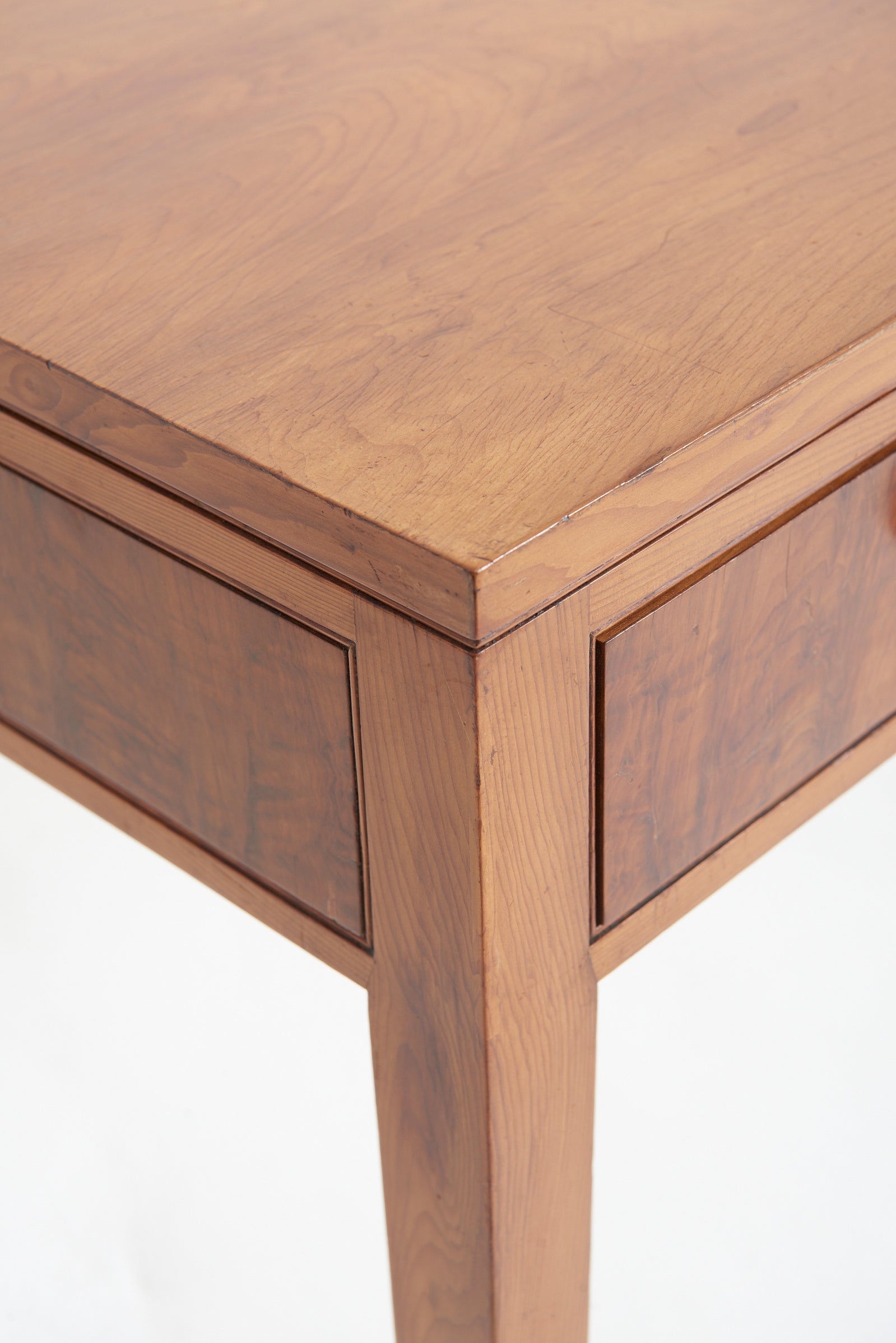 A Cotswold School Yew Wood Console Table