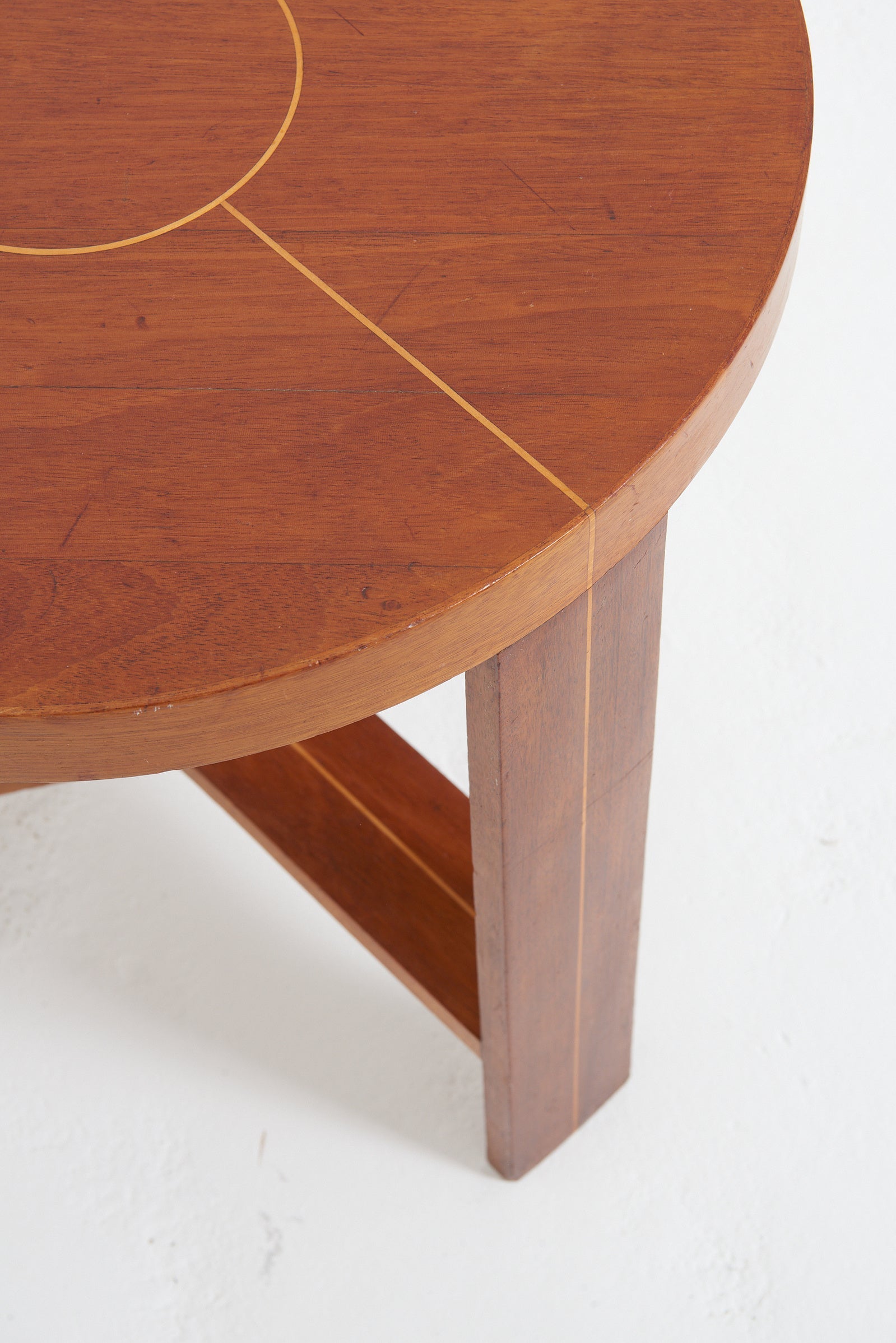Mid-Century Round Side Table