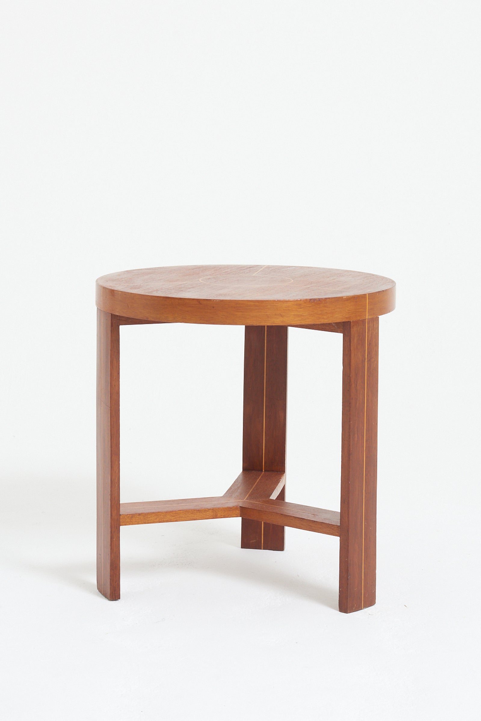Mid-Century Round Side Table