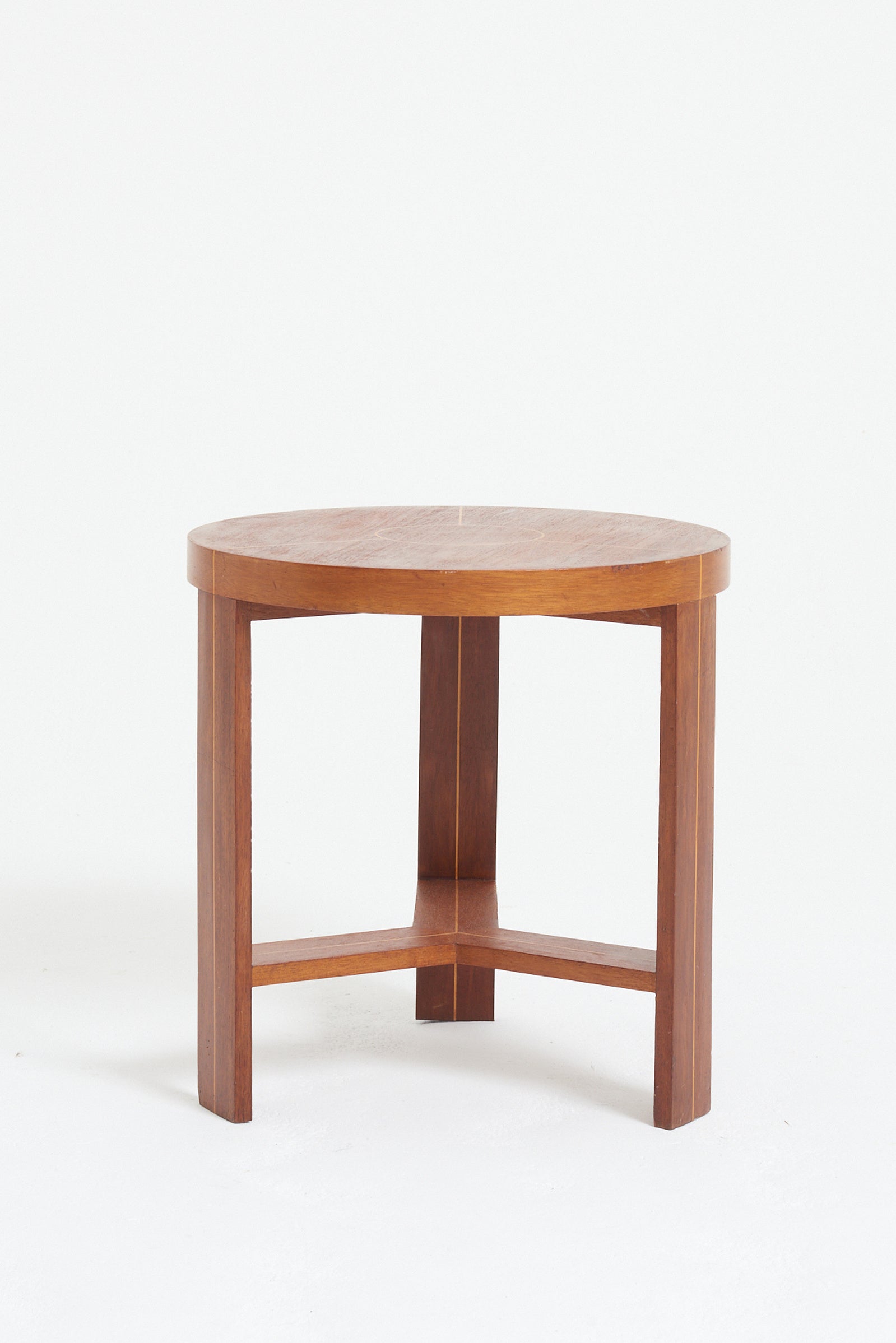 Mid-Century Round Side Table