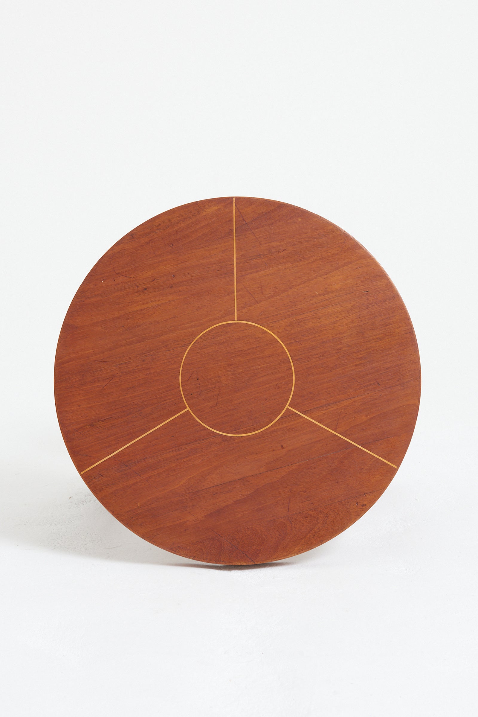 Mid-Century Round Side Table