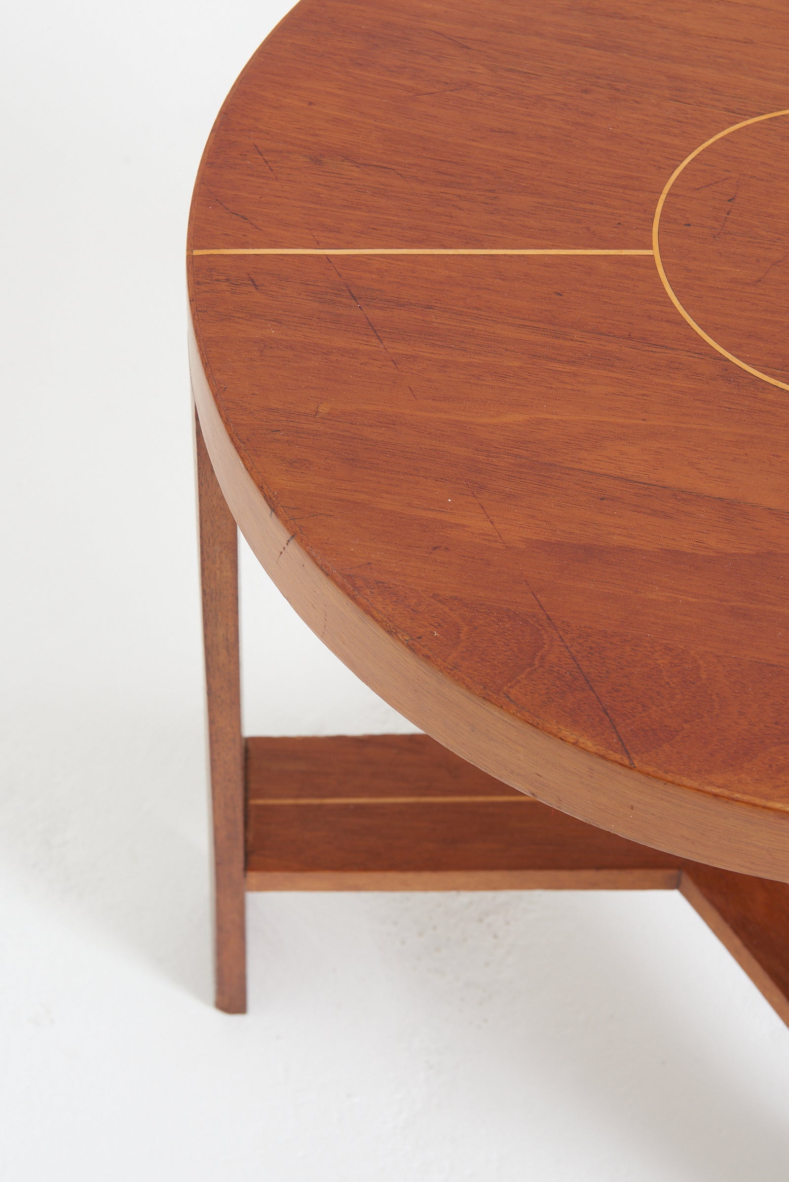 Mid-Century Round Side Table