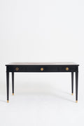 9264- Neoclassical Ebonised Desk