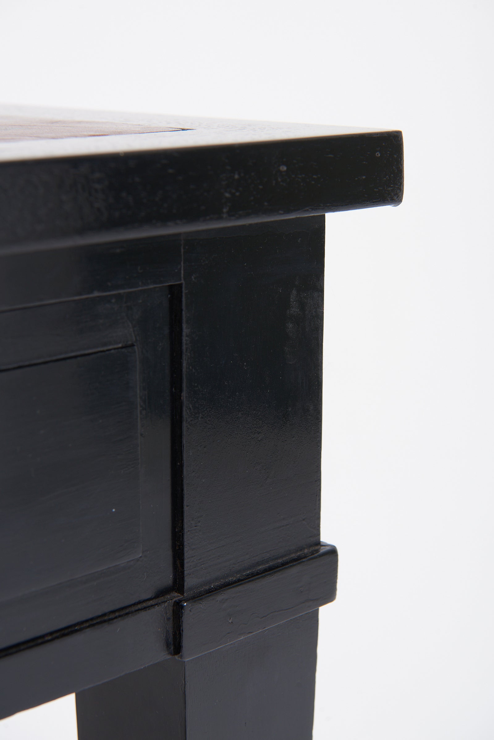 Neoclassical Ebonised Desk