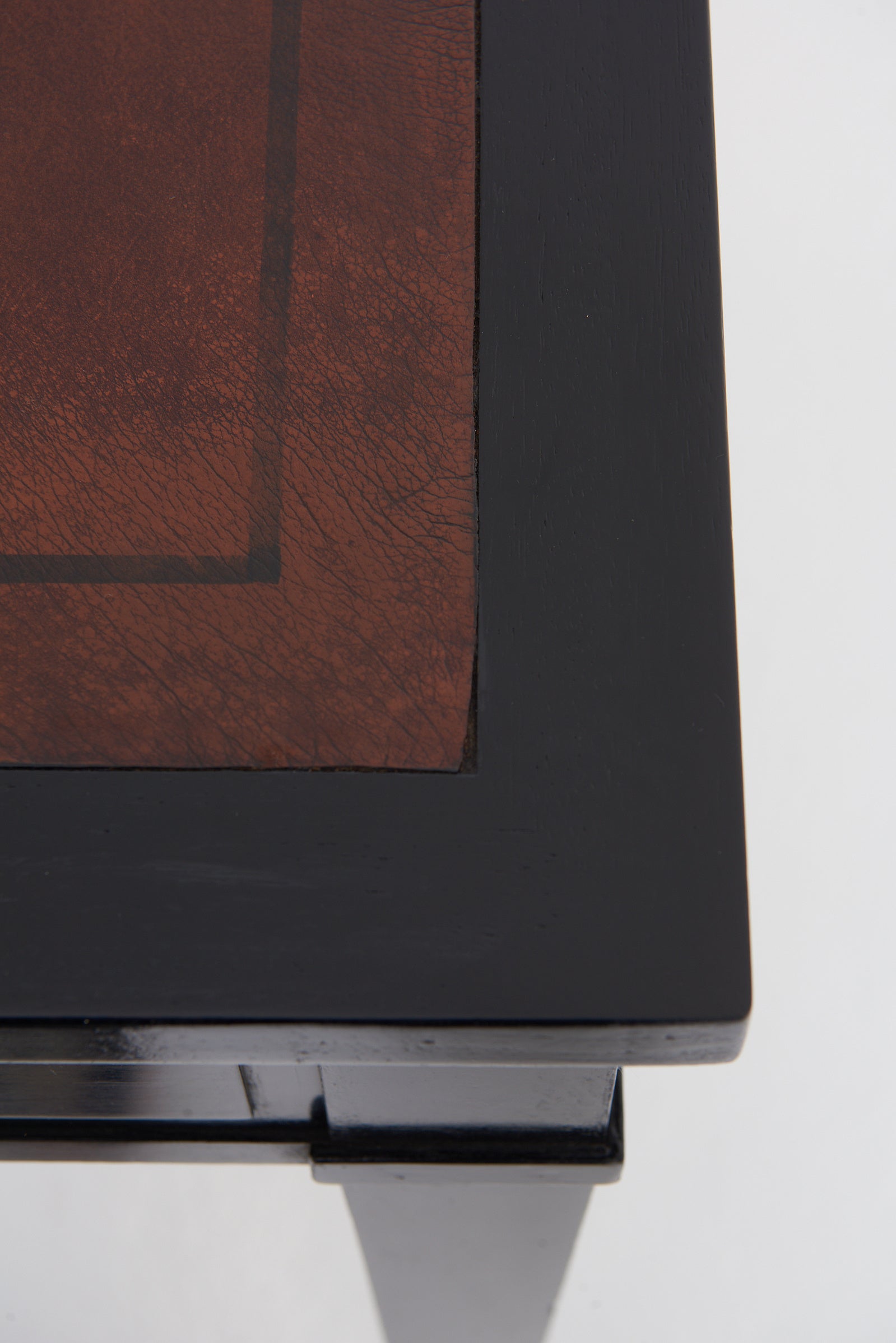 Neoclassical Ebonised Desk