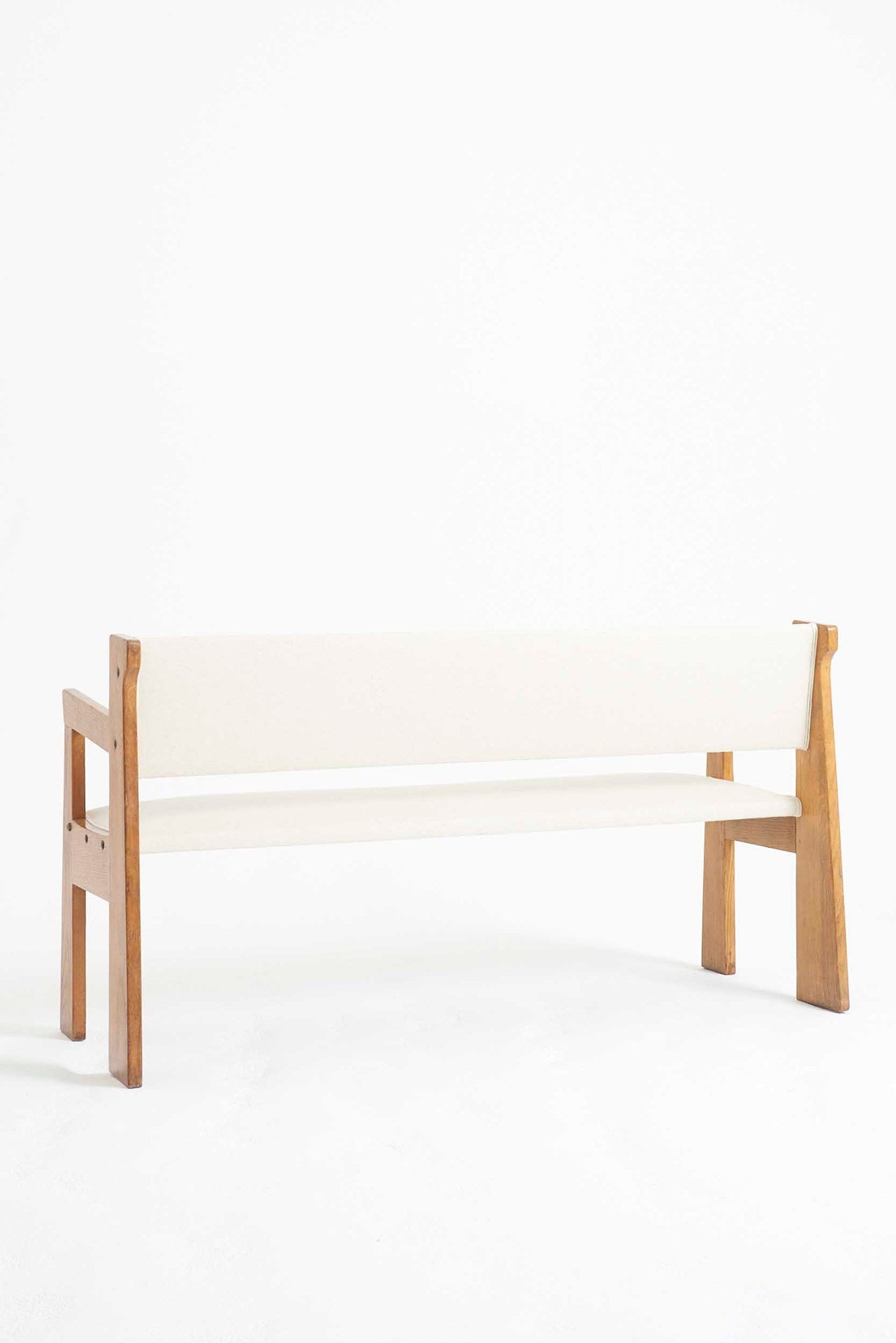 Mid-Century Oak Bench