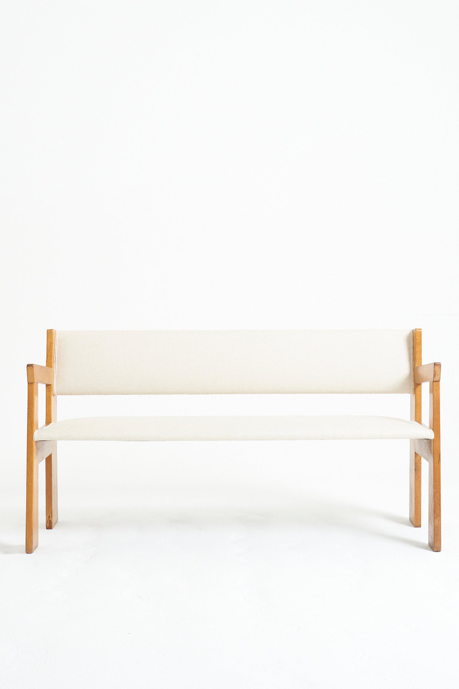 Mid-Century Oak Bench