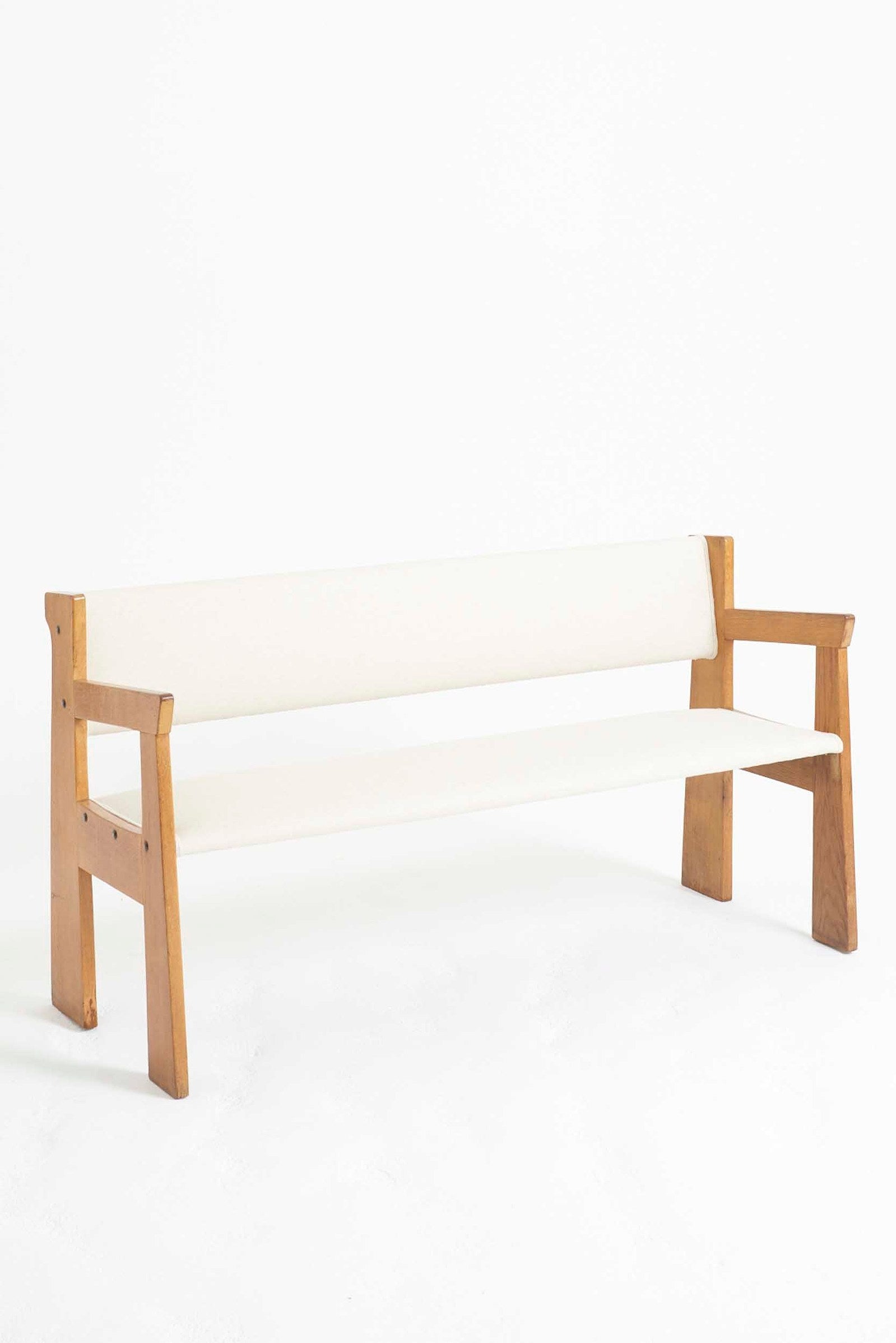 Mid-Century Oak Bench