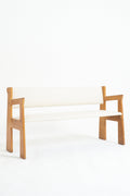 9275- Mid-Century Oak Bench