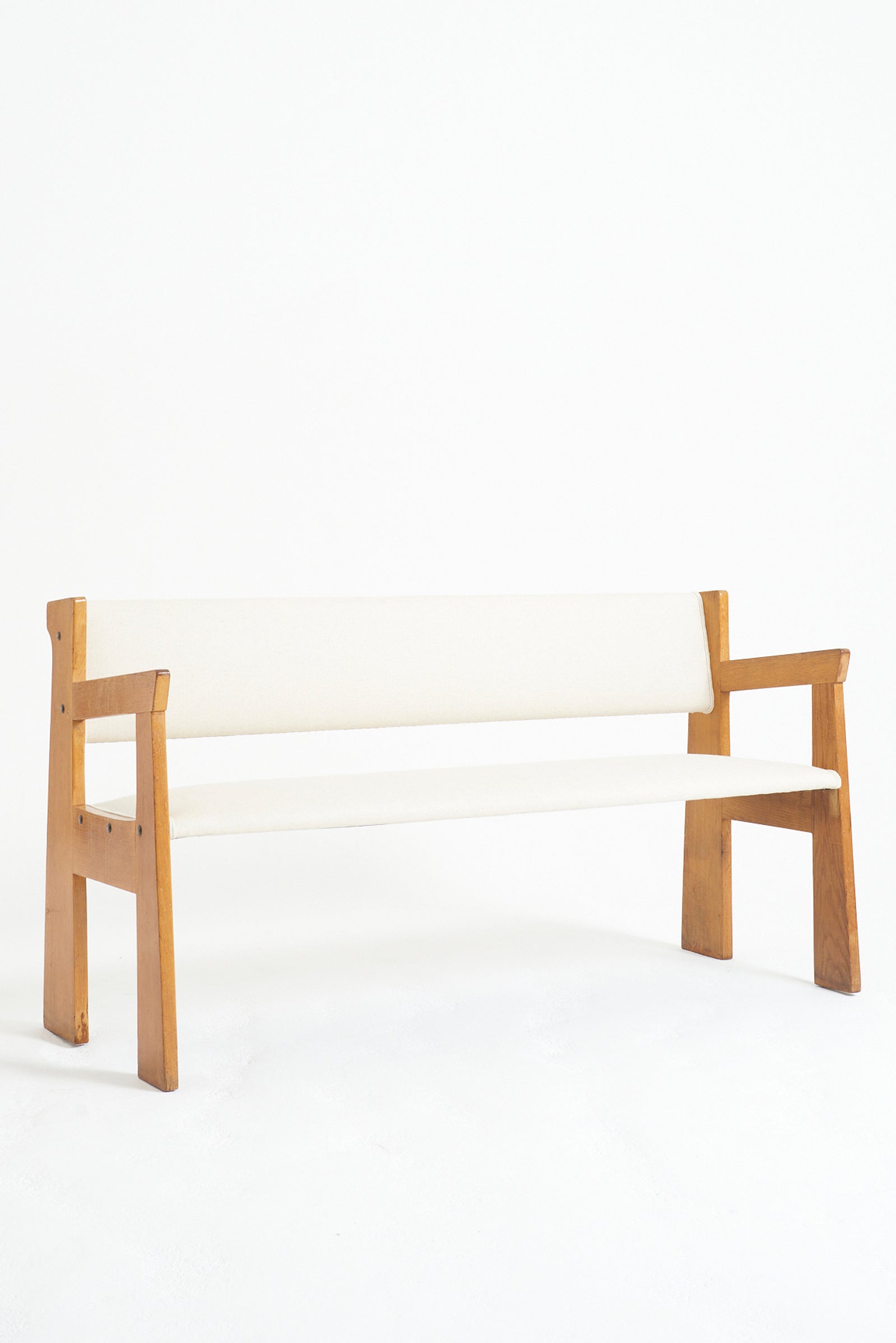 9275- Mid-Century Oak Bench