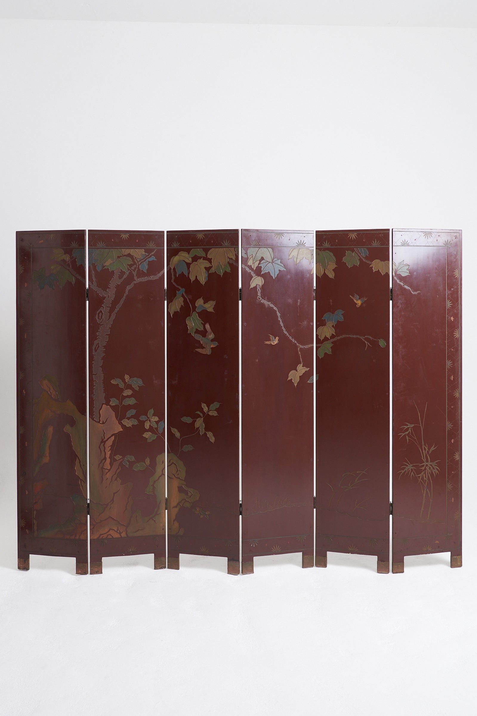 Chinese Lacquer Screen