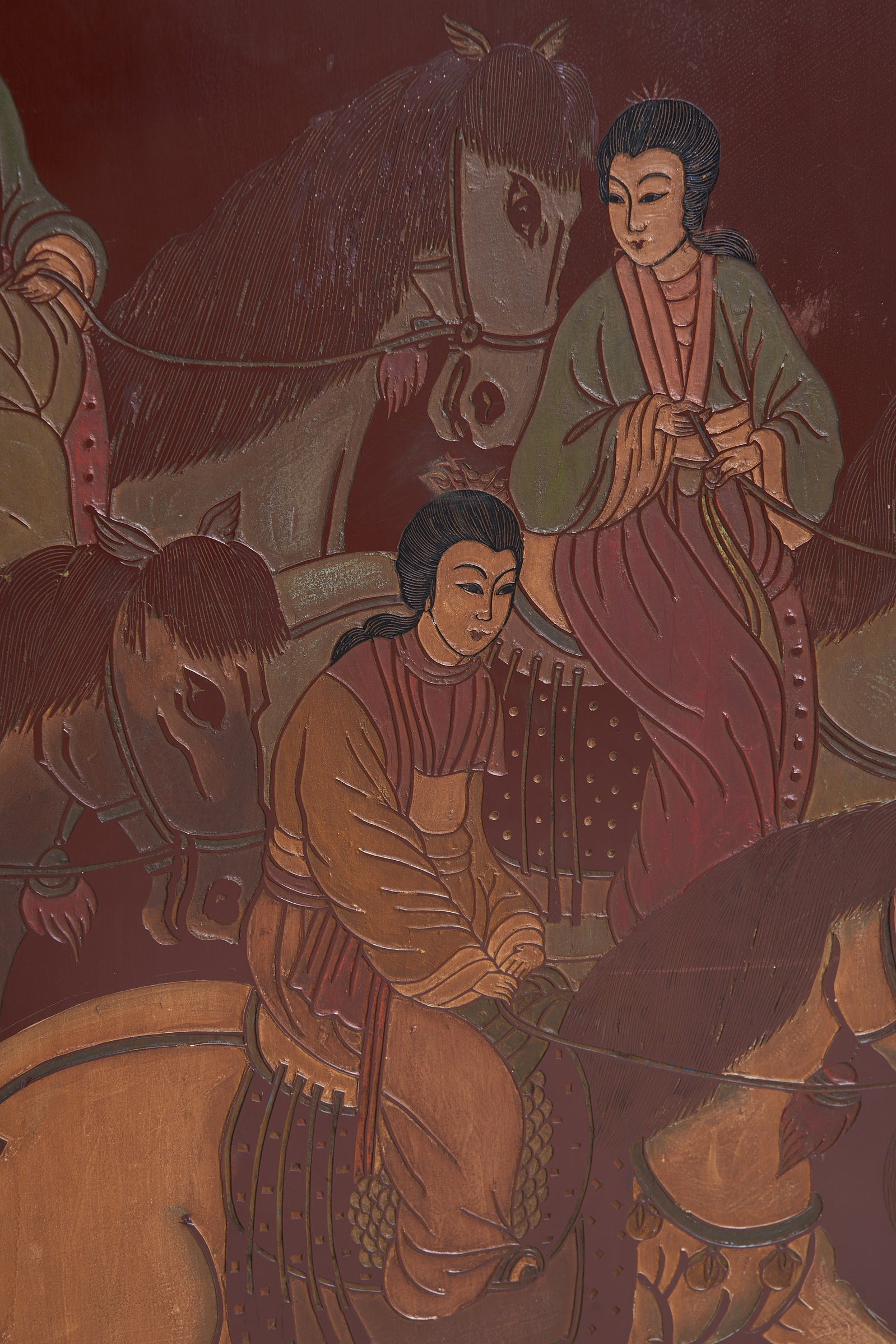 Chinese Lacquer Screen