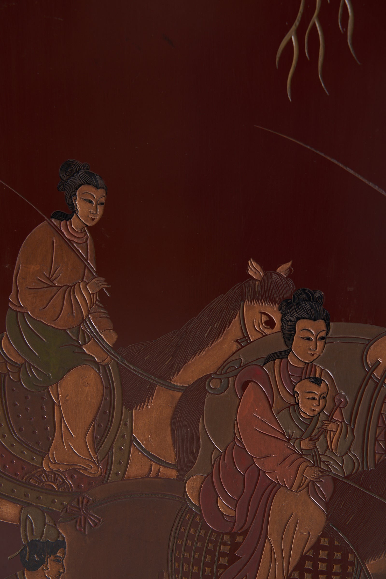 Chinese Lacquer Screen