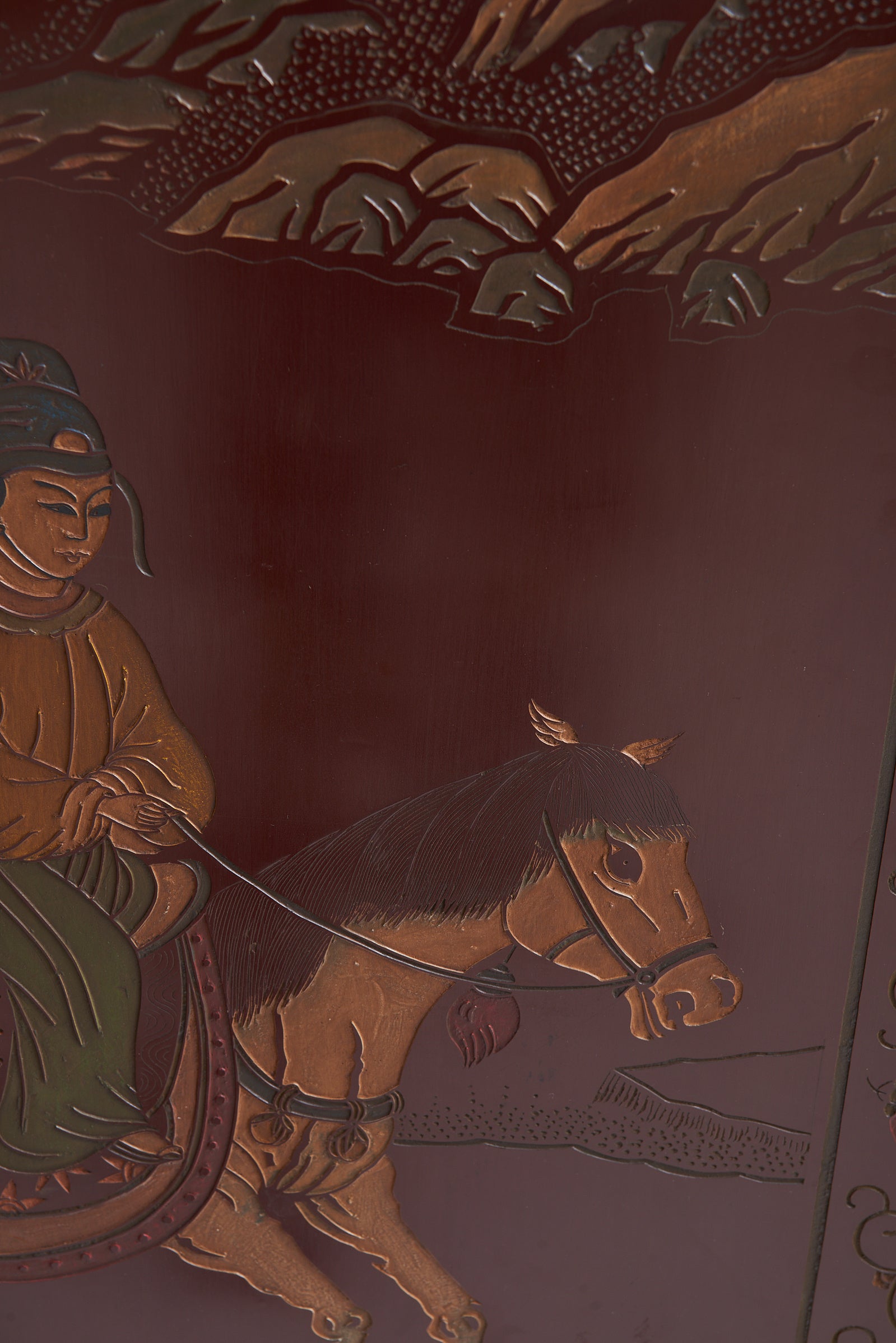 Chinese Lacquer Screen
