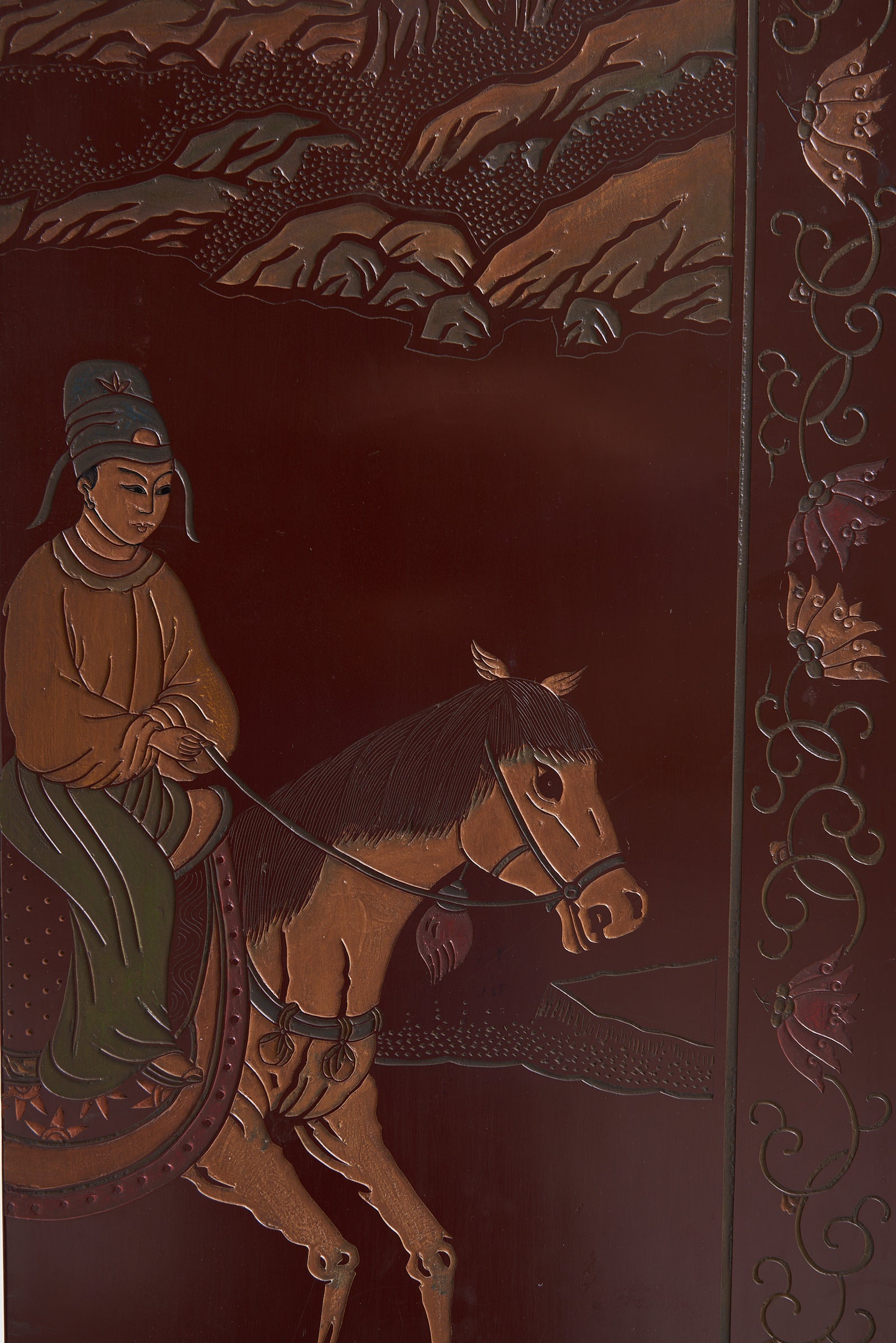 Chinese Lacquer Screen
