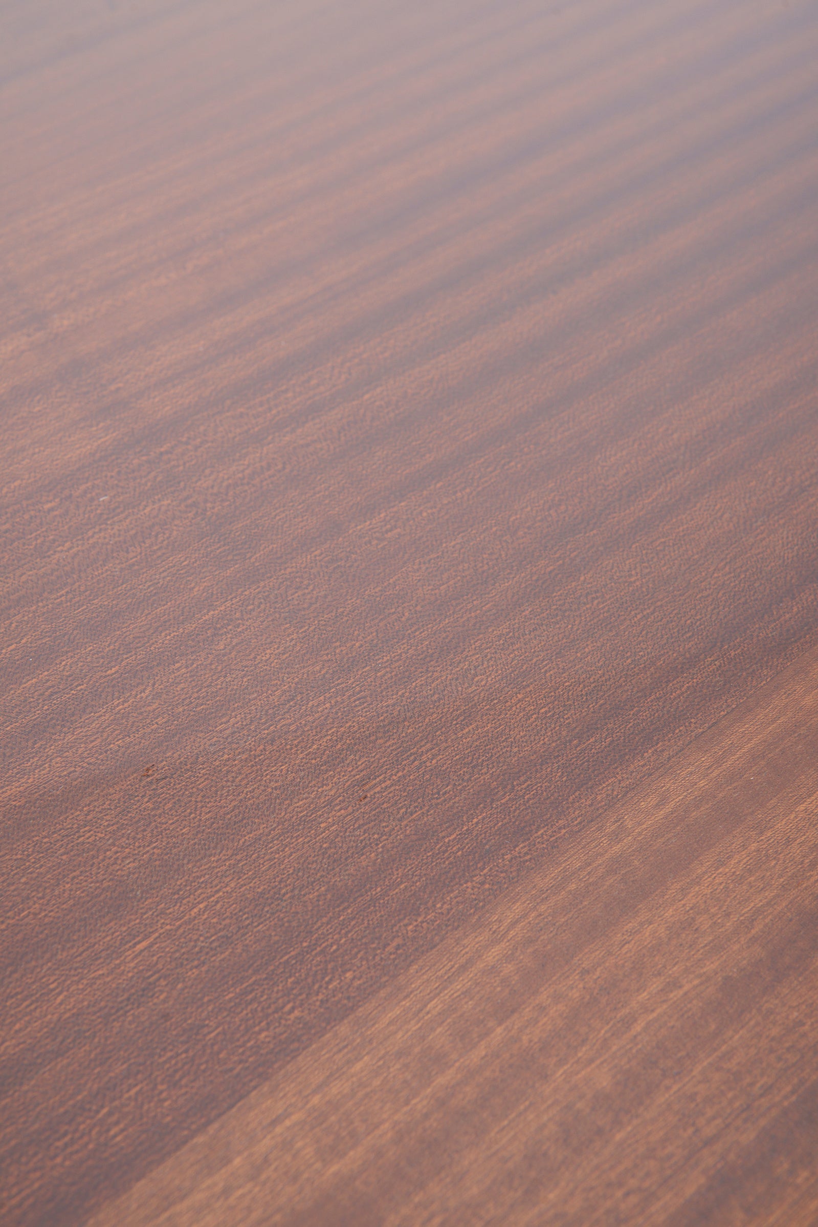 Modernist Nickel and Mahogany Desk