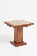 9284- Art Deco Walnut Side Table