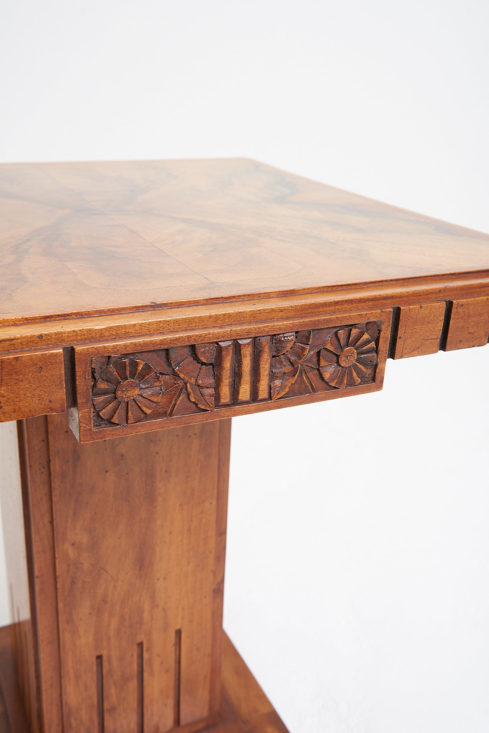 Art Deco Walnut Side Table