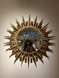 9305- Spanish Gilt Sunburst Mirror