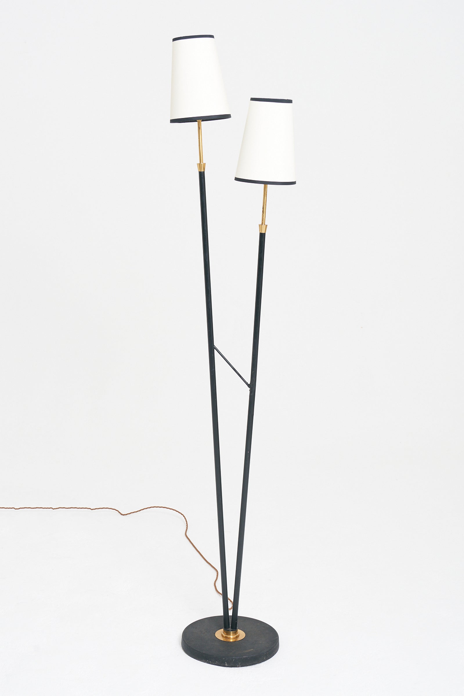 9310- Mid-Century Two-Arm Floor Lamp