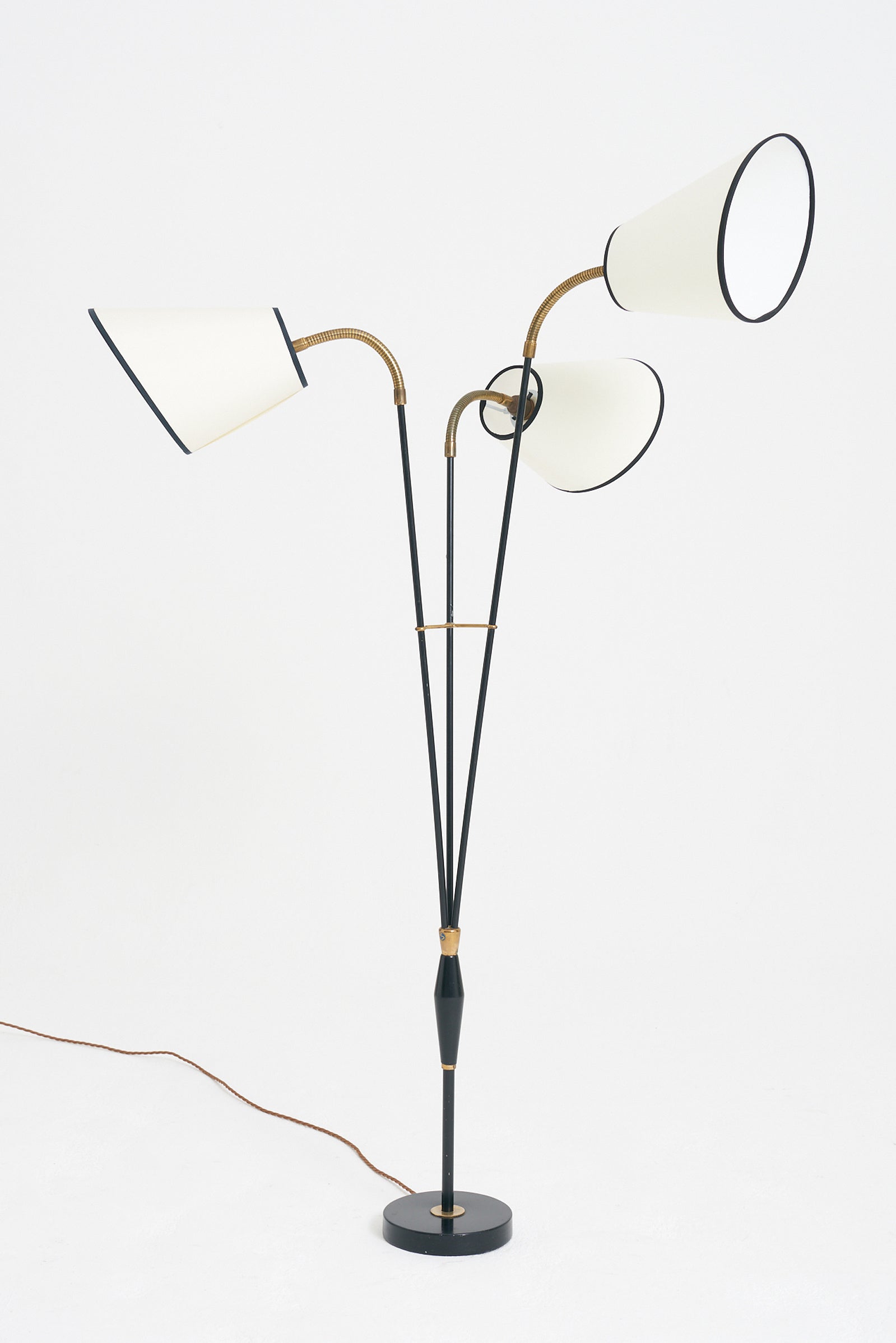 9311- Mid-Century Three-Arm Floor Lamp