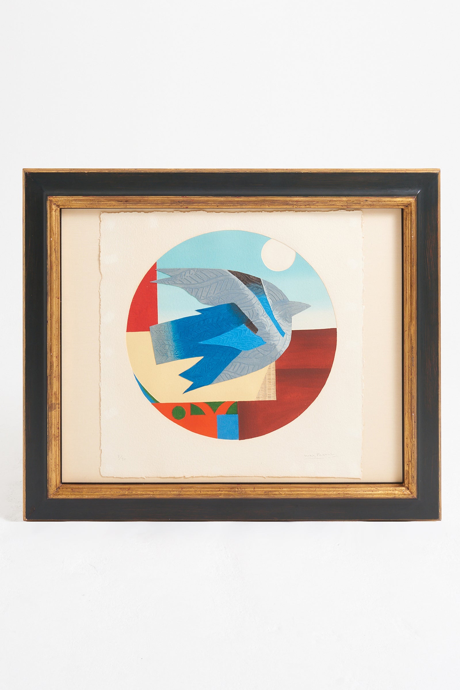 9337- Carborundum Etching by Max Papart (1911-1994)