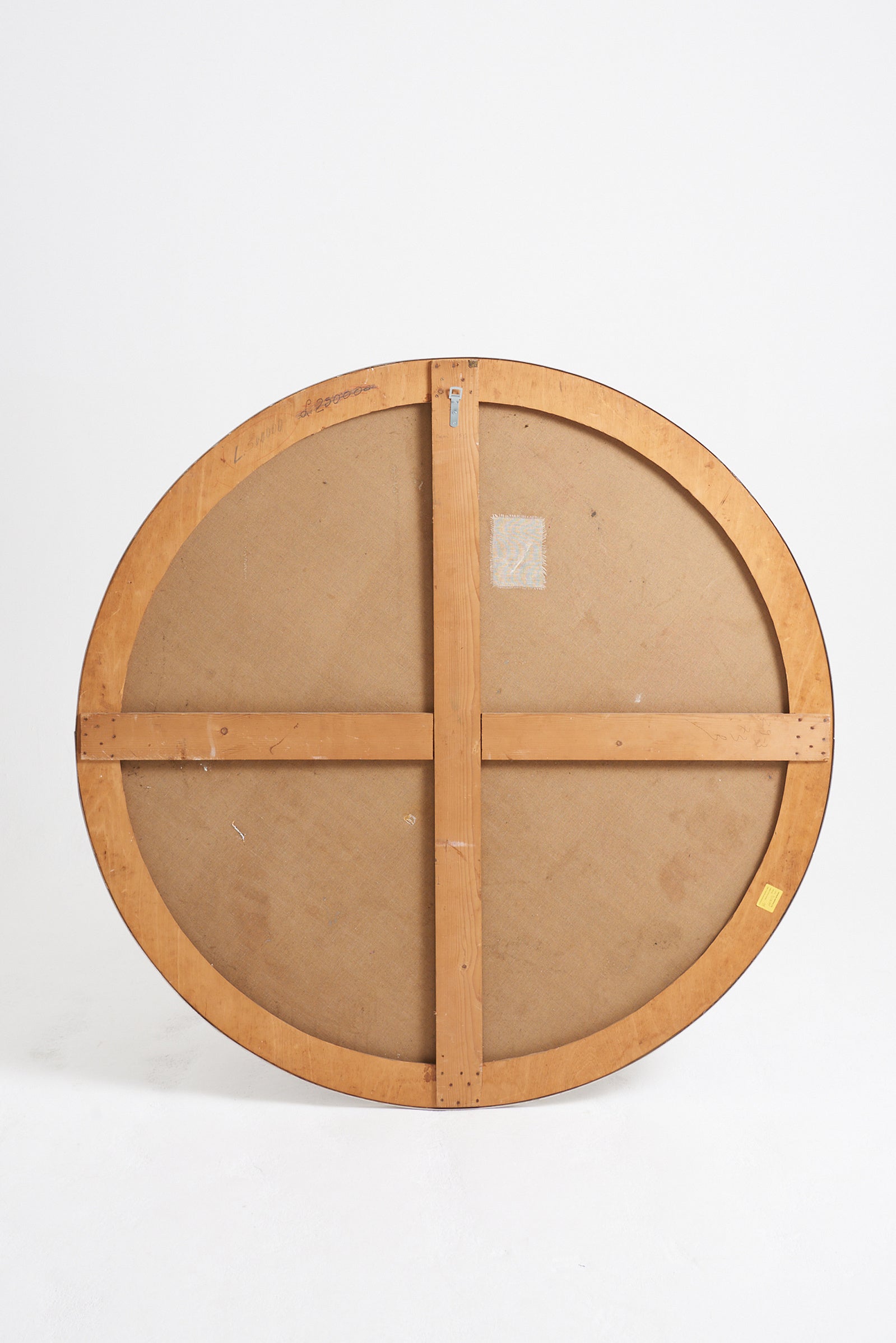 Large Abstract Round Painting