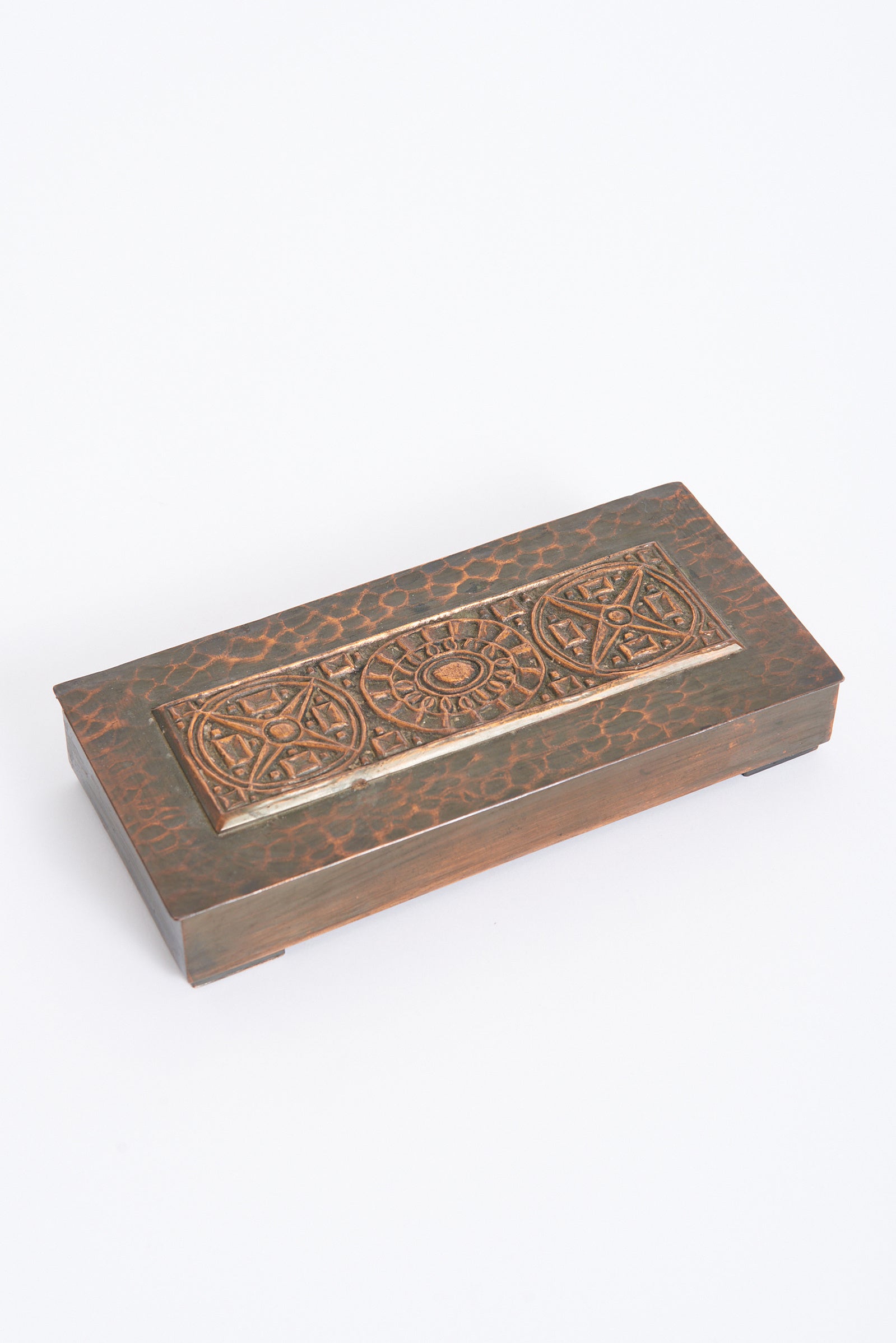 9384- Mid-Century Copper Box