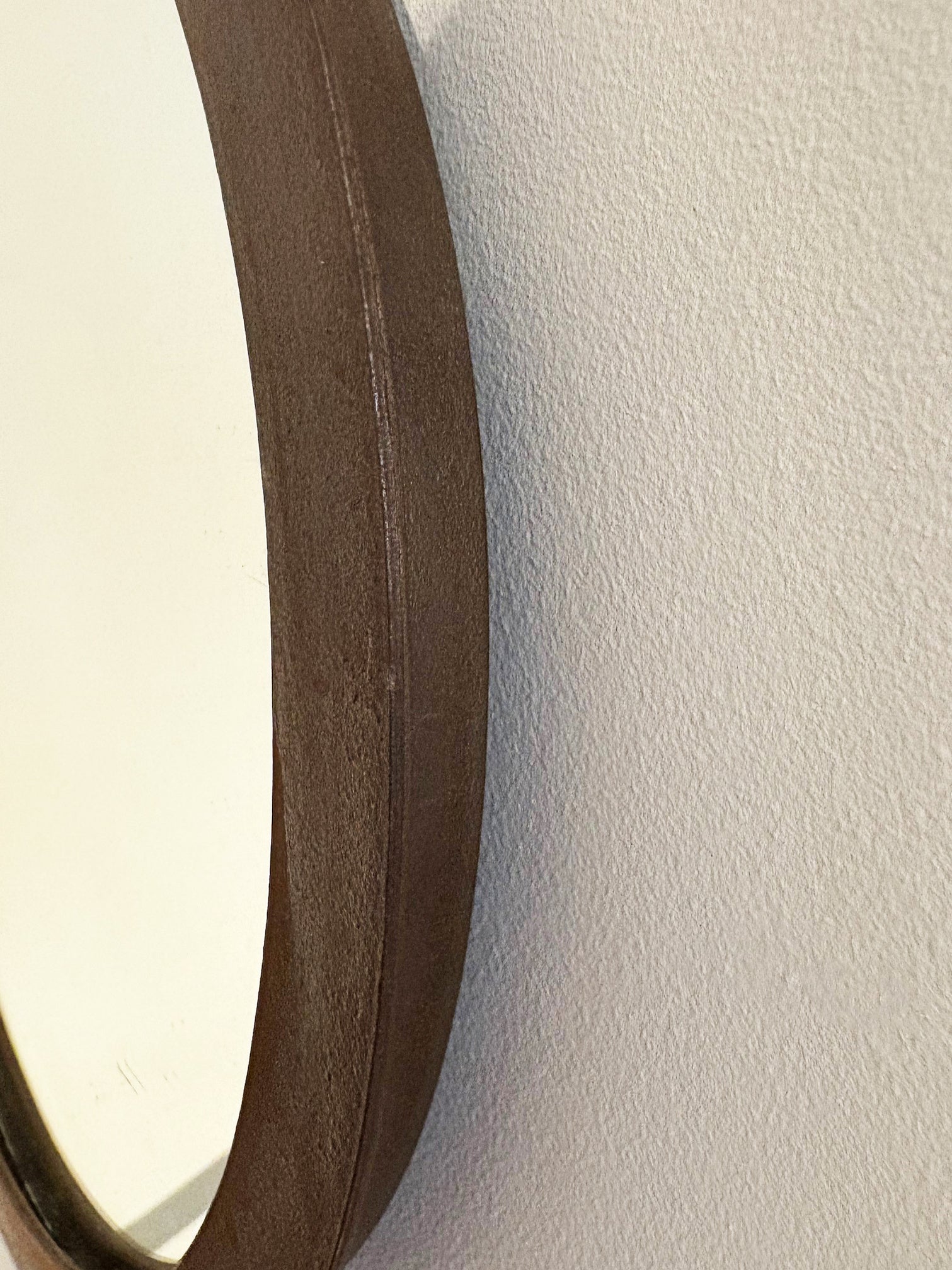 Mid-Century Iron Mirror