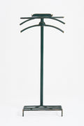 9402- Saddle-Stitched Green Leather Valet