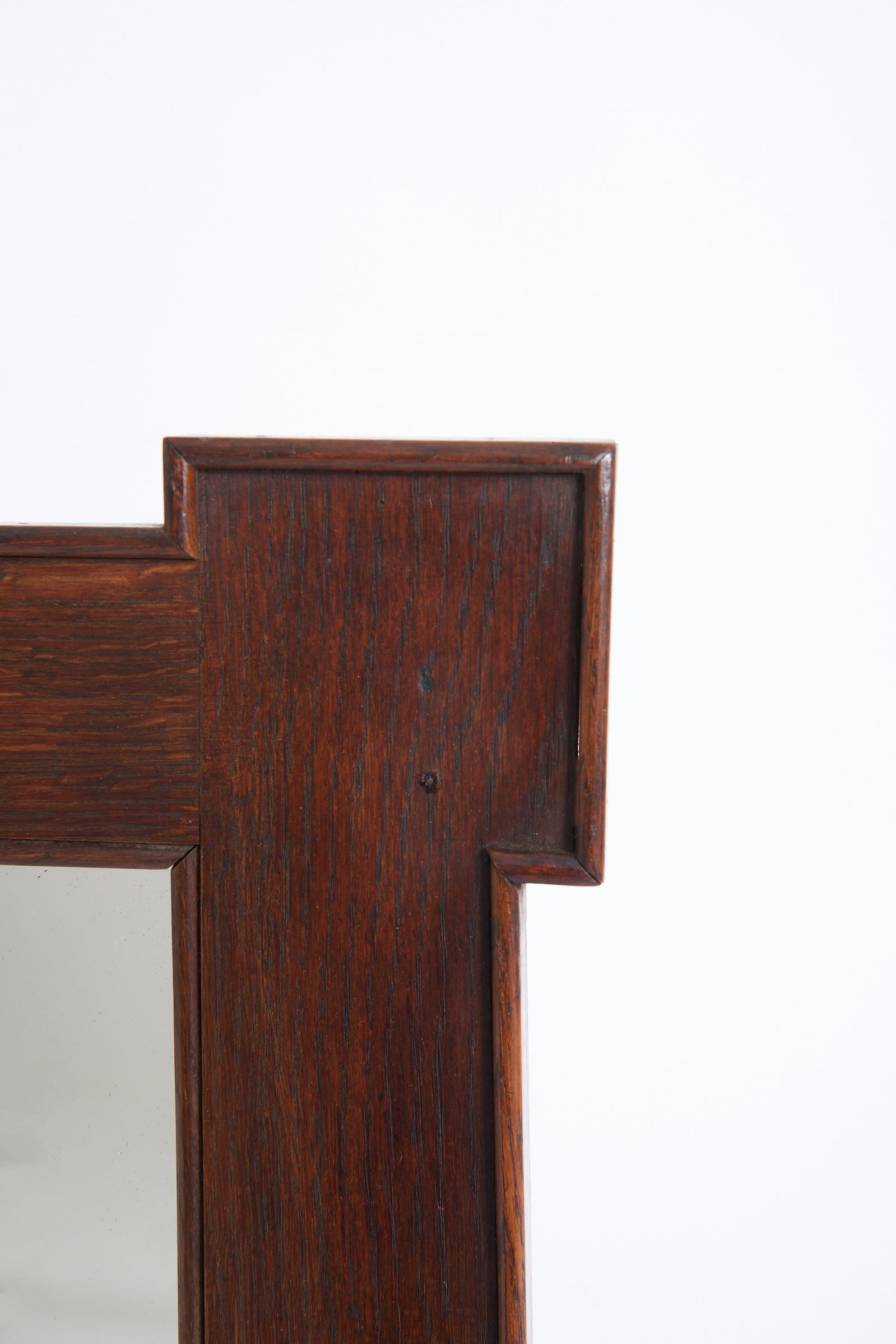 Arts & Crafts Oak Mirror