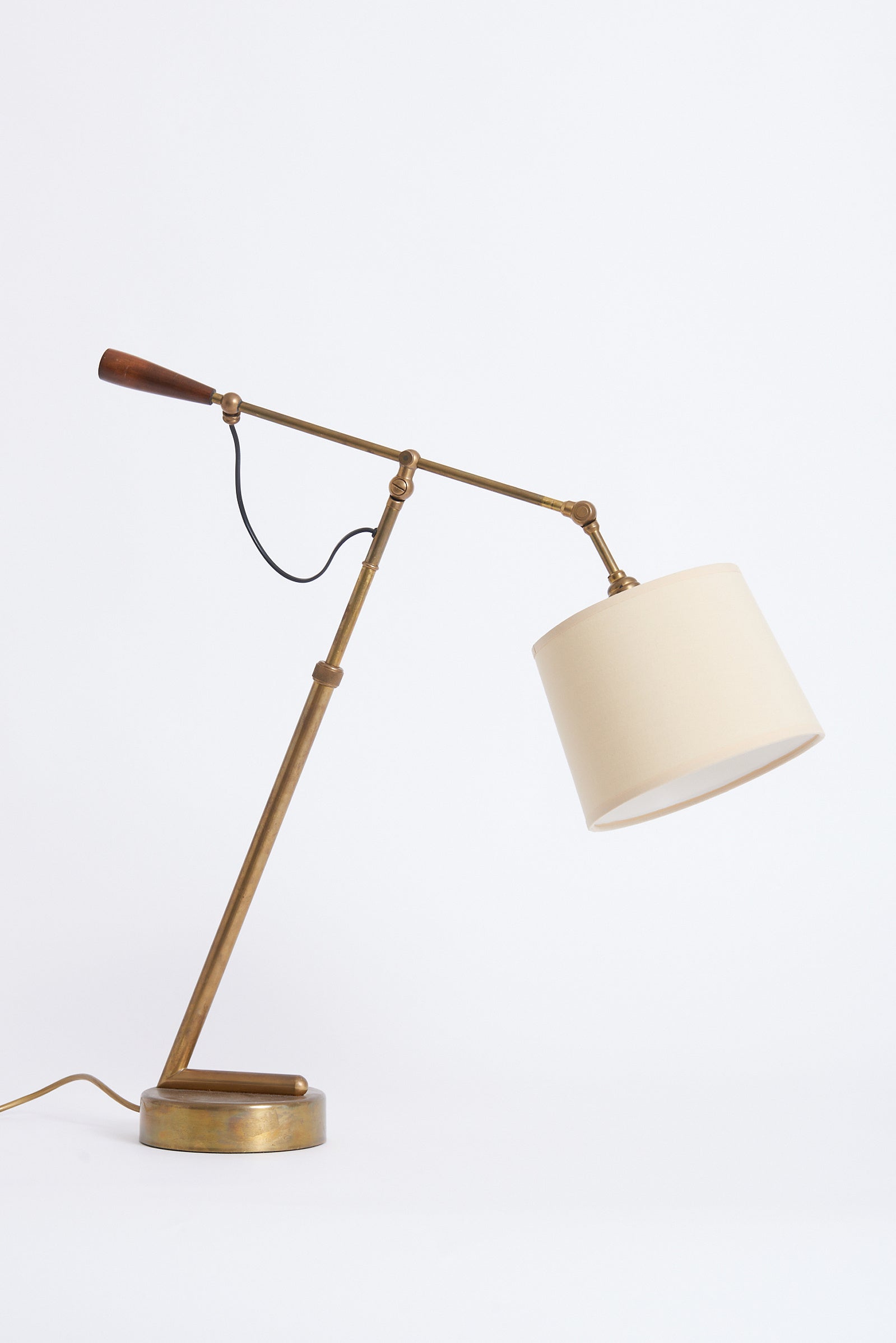 9419- Brass Articulated Desk Lamp