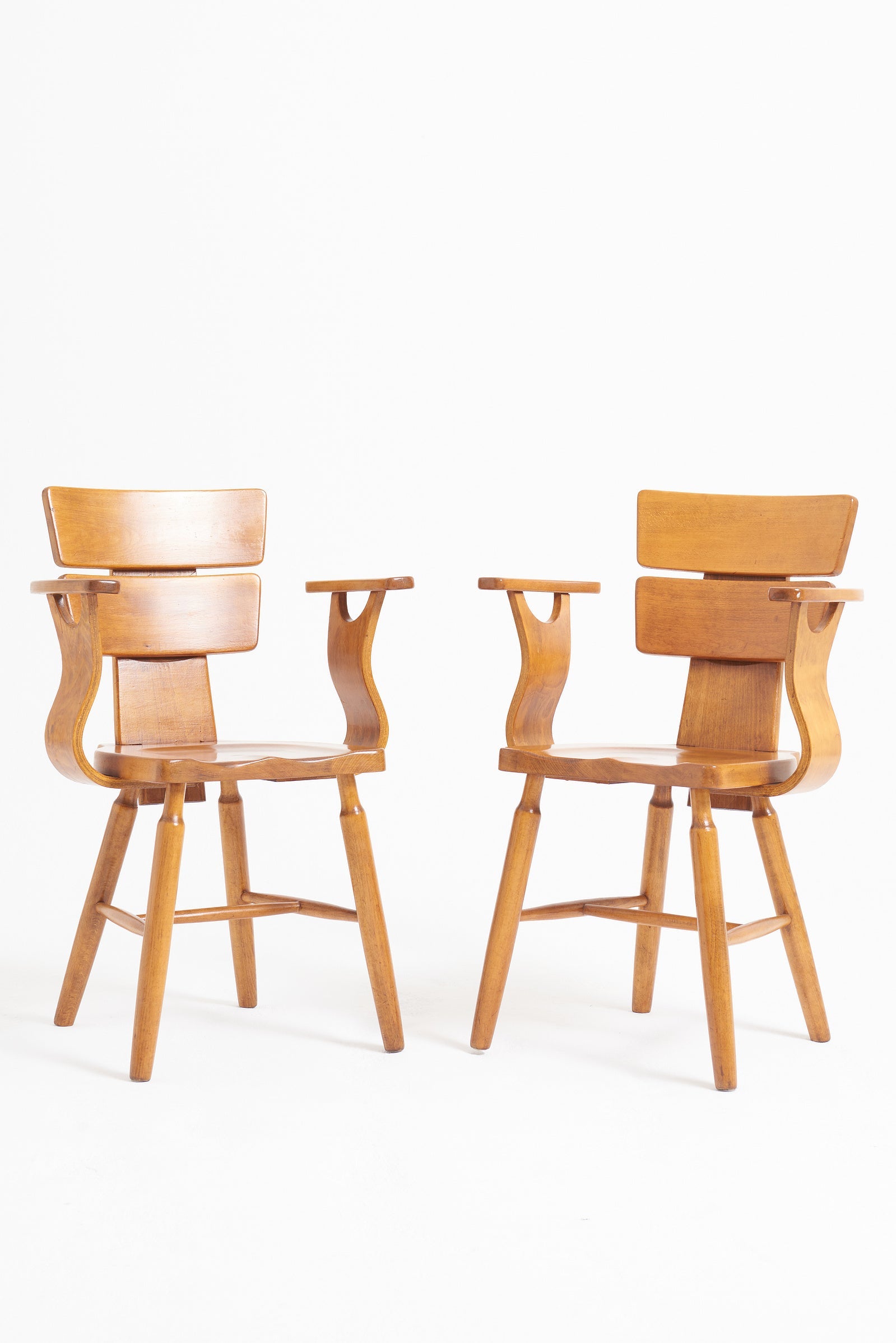 9426- Pair of Mid-Century Armchairs