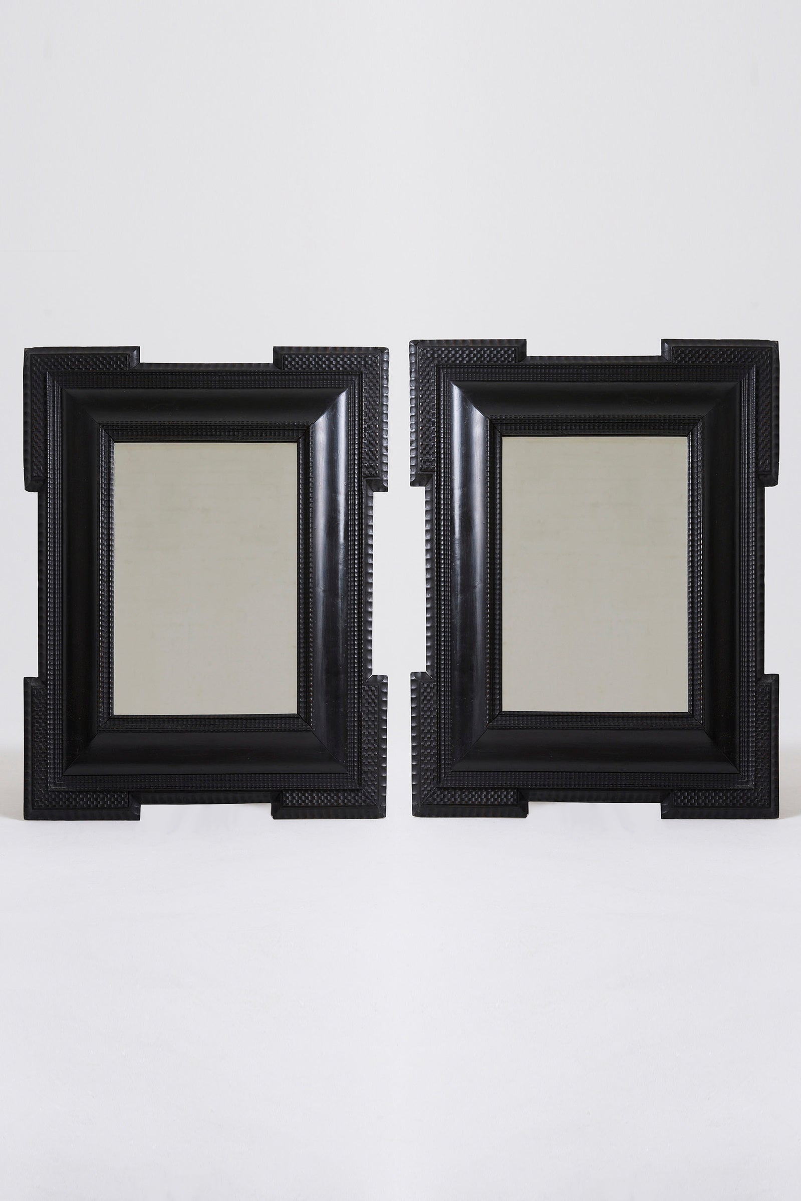 9448- Pair of Flemish Style Mirrors