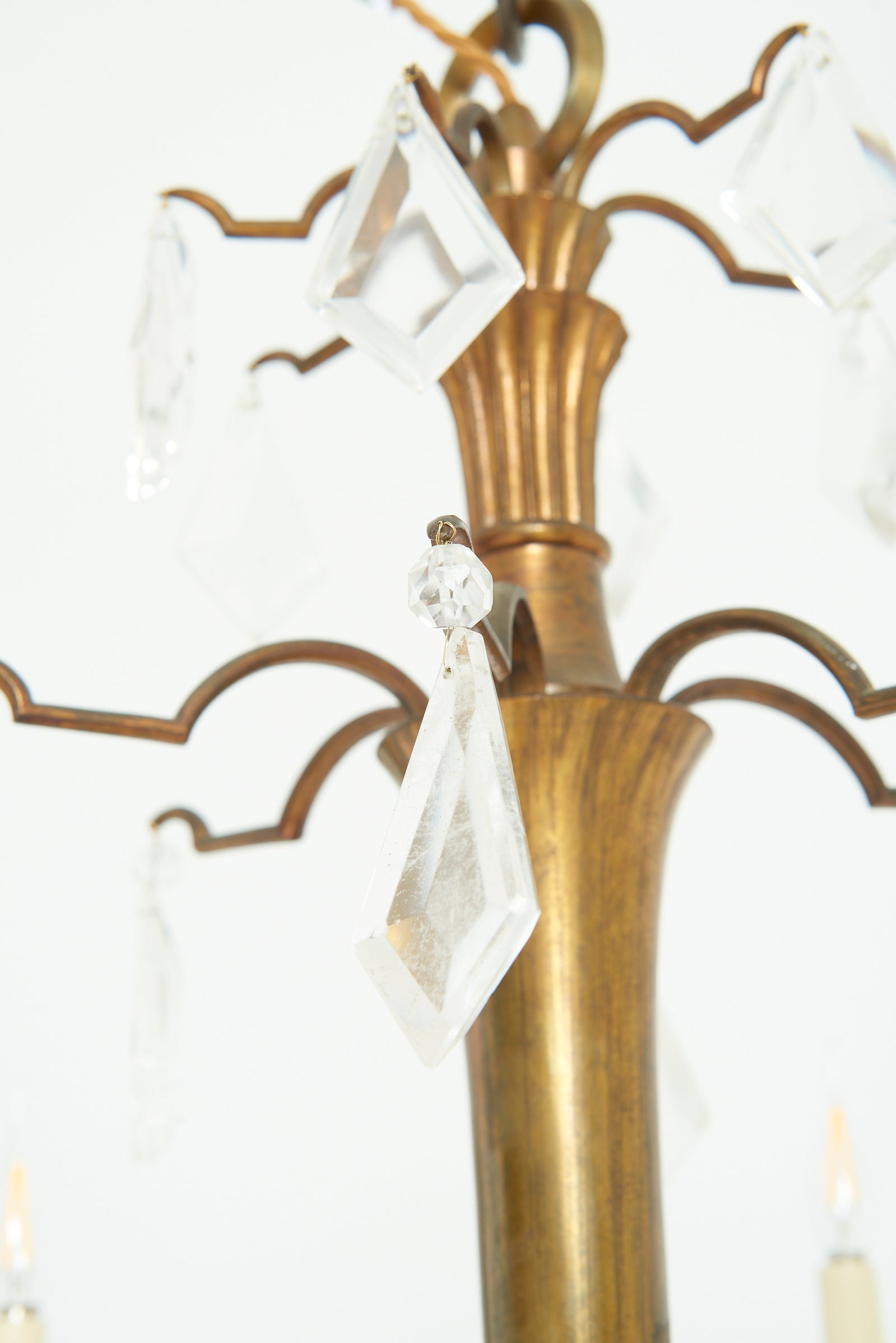 Bronze Ceiling Light by Paolo Buffa (1903-1970)