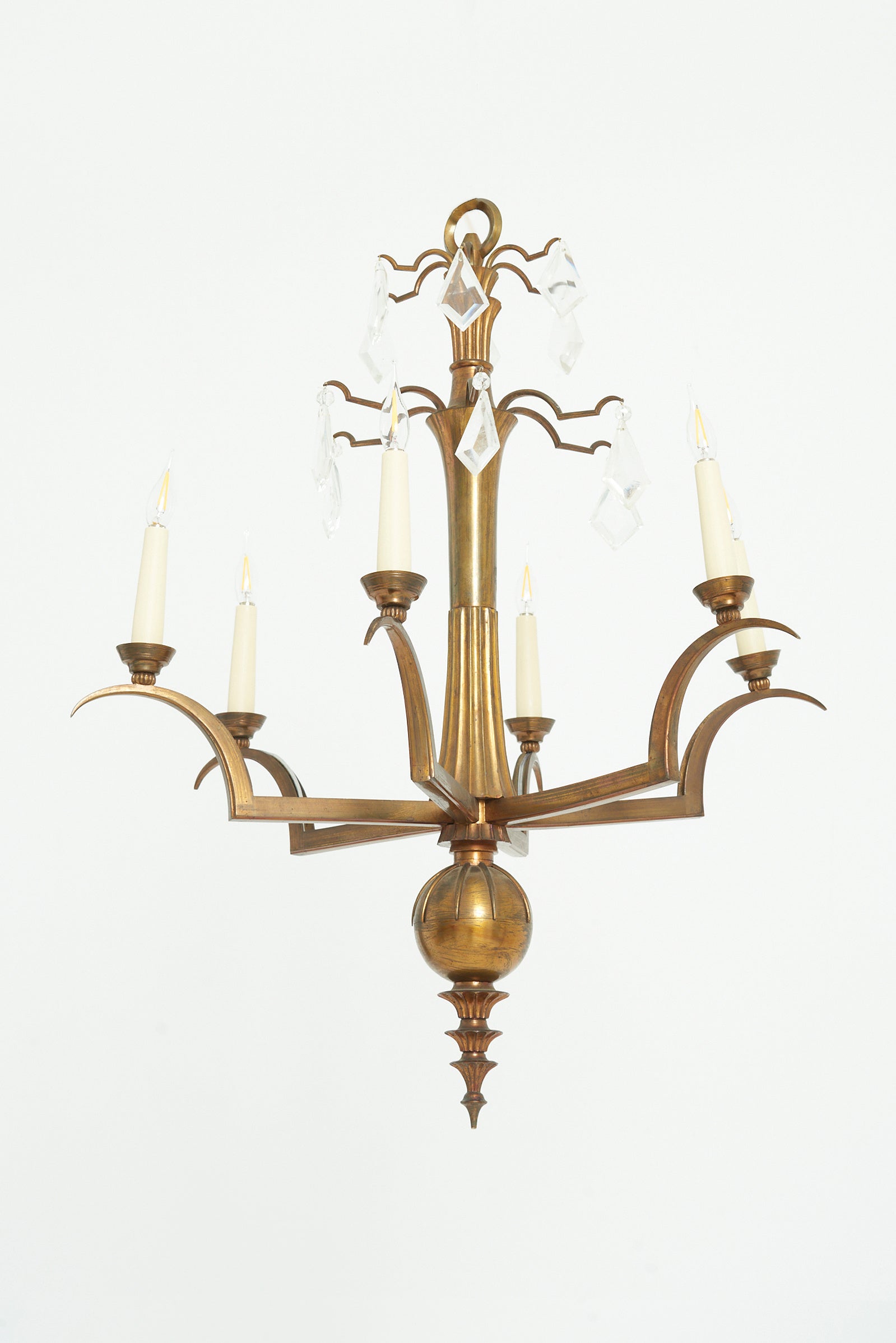 Bronze Ceiling Light by Paolo Buffa (1903-1970)