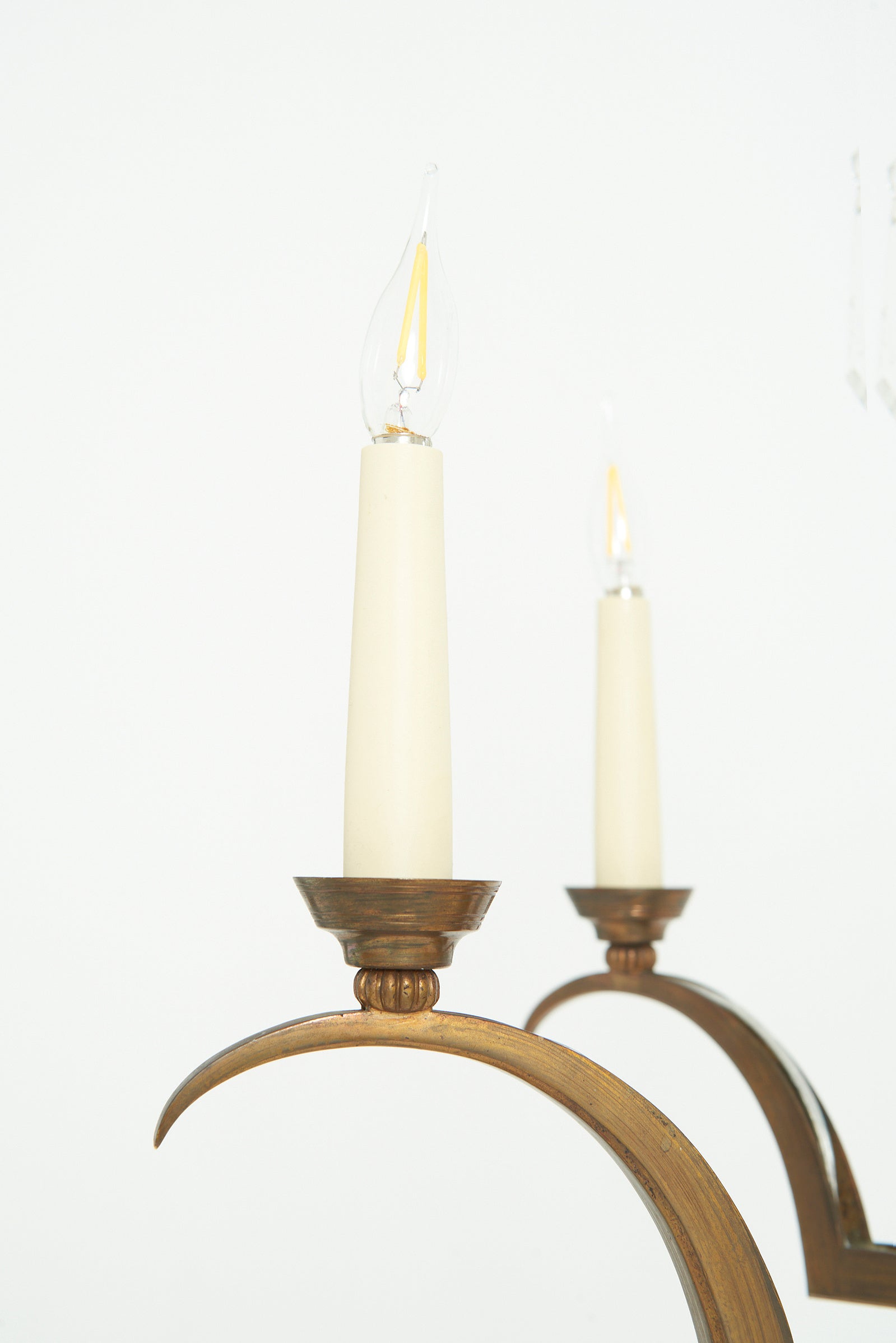 Bronze Ceiling Light by Paolo Buffa (1903-1970)