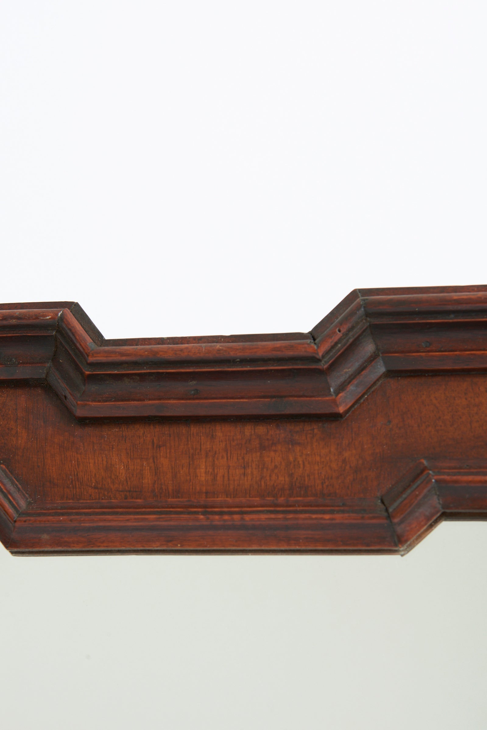 Pair of Walnut Geometric Mirrors