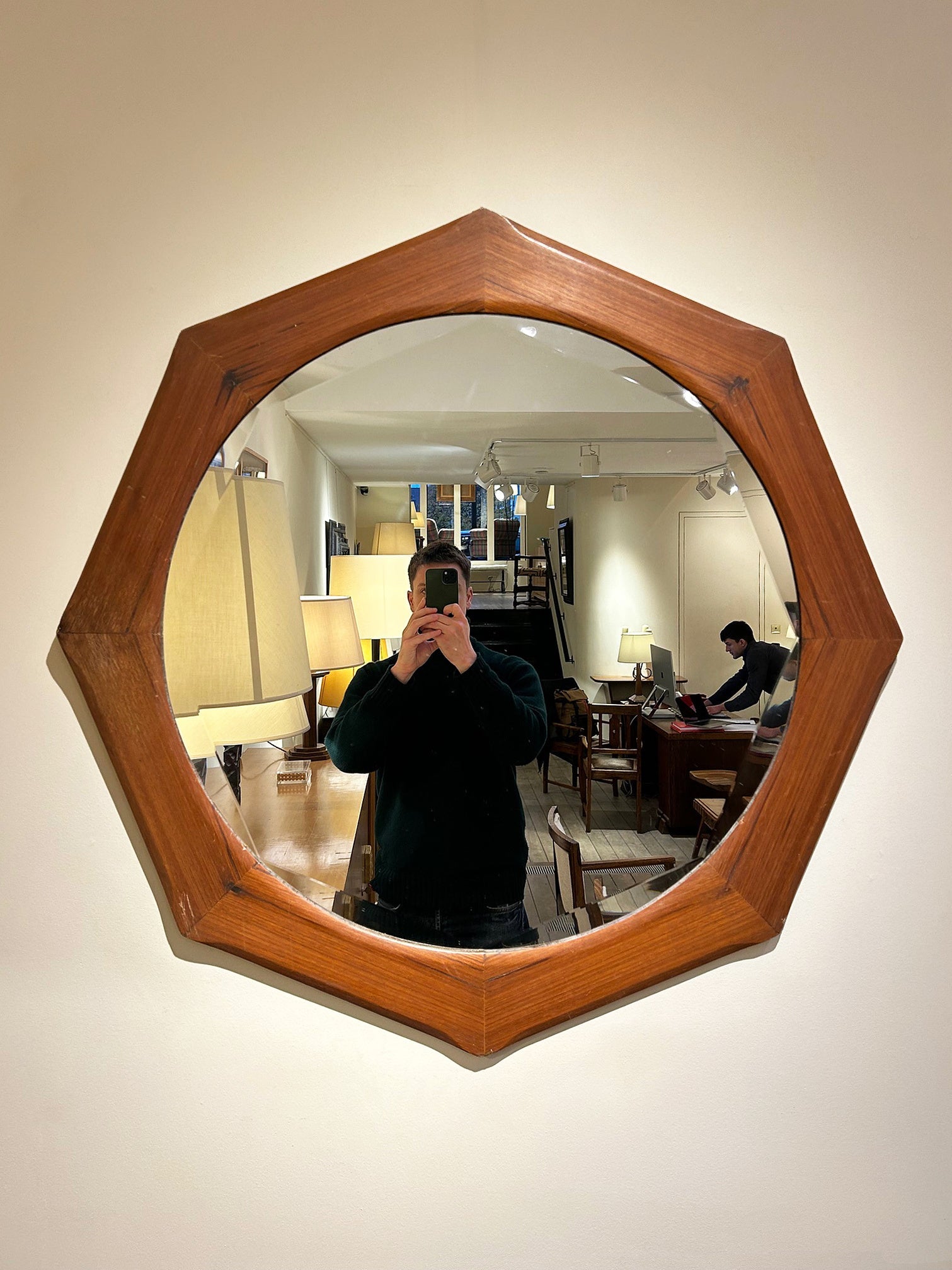 Italian Octagonal Mirror