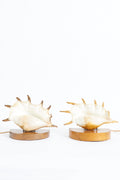 9472- Pair of Shell Lamps