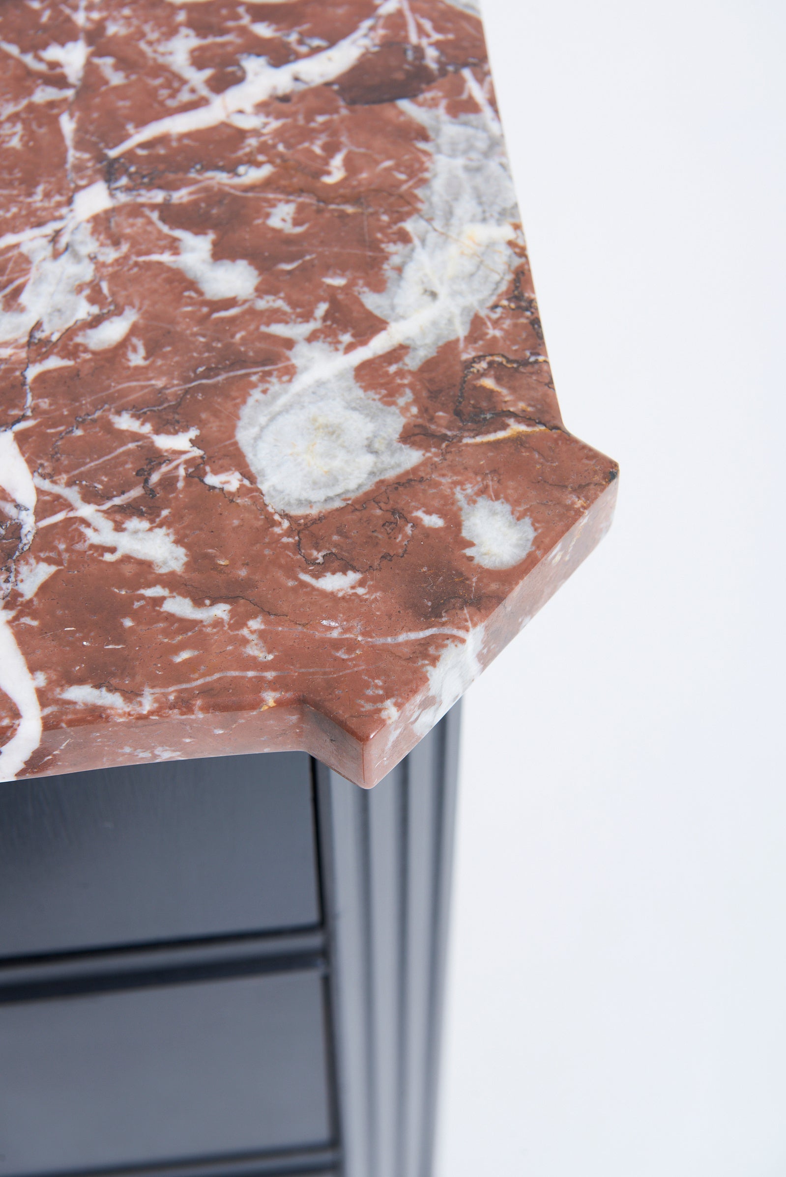Pair of Marble Top Chests of Drawers