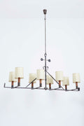 9496- Large Forged Iron Ceiling Light