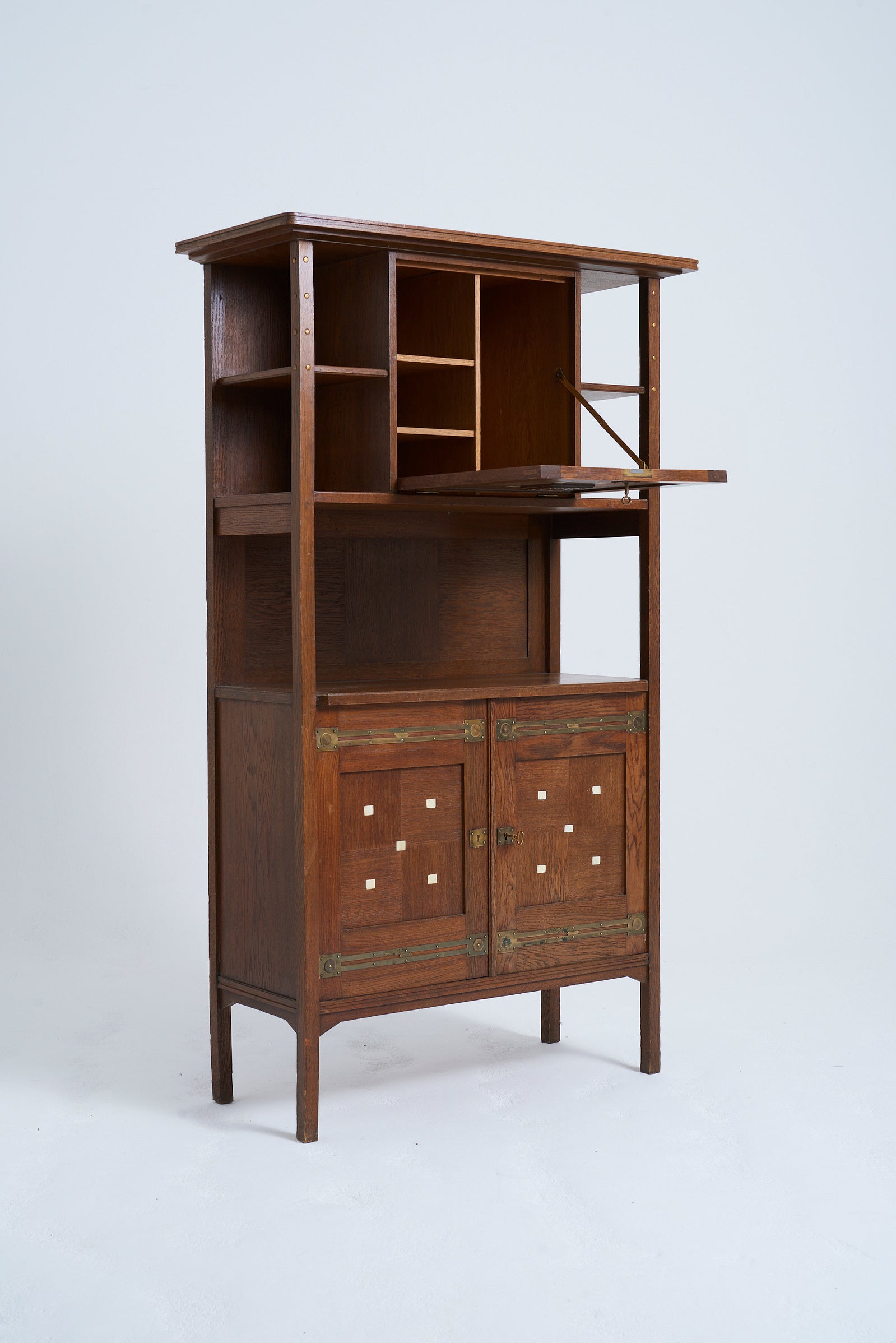 Arts & Crafts Oak Cabinet