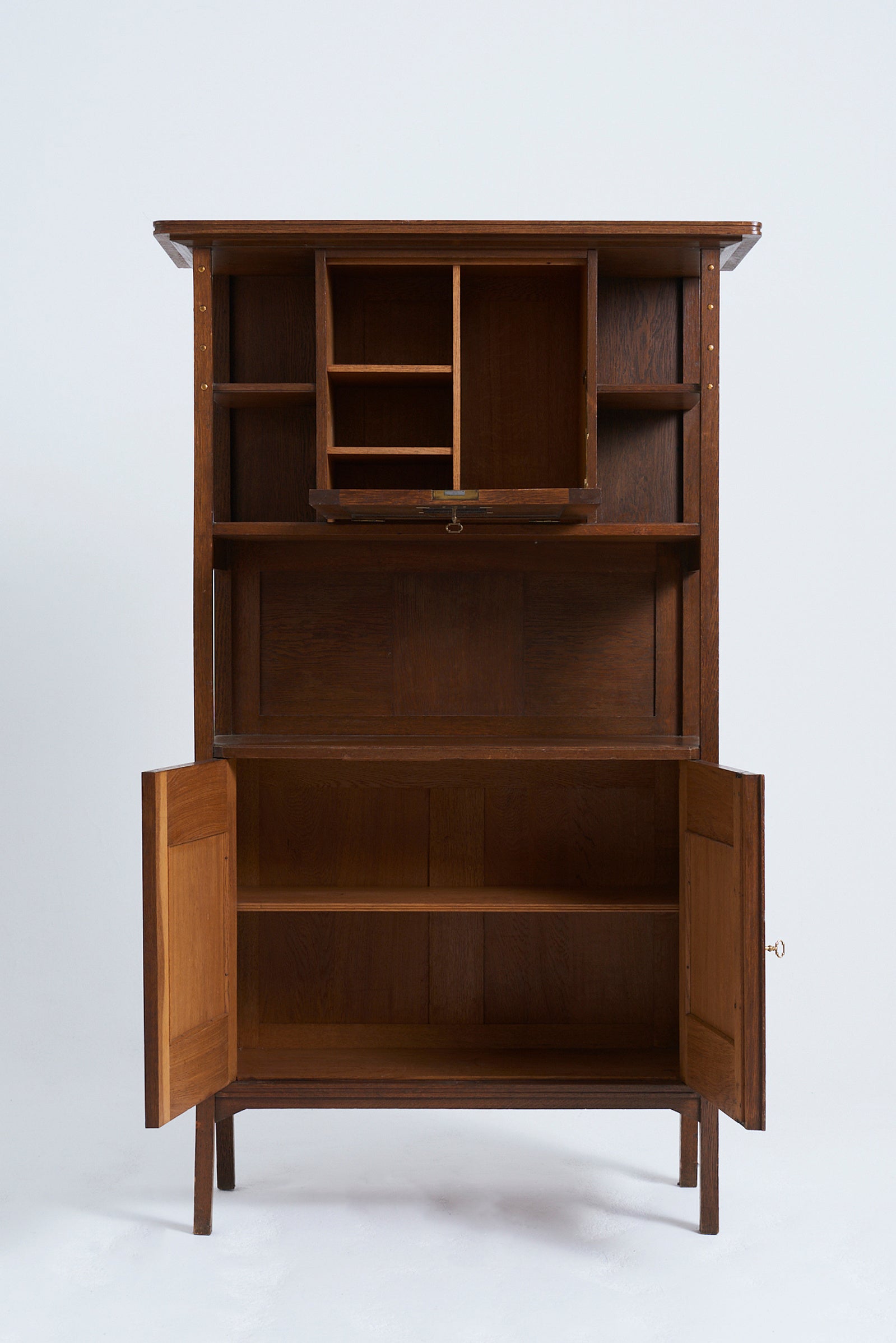 Arts & Crafts Oak Cabinet